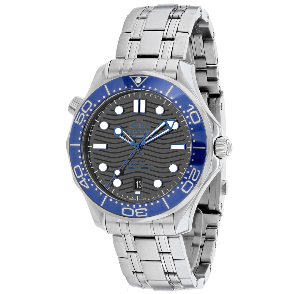 Omega Men's Diver Grey Dial Watch - O21030422006001