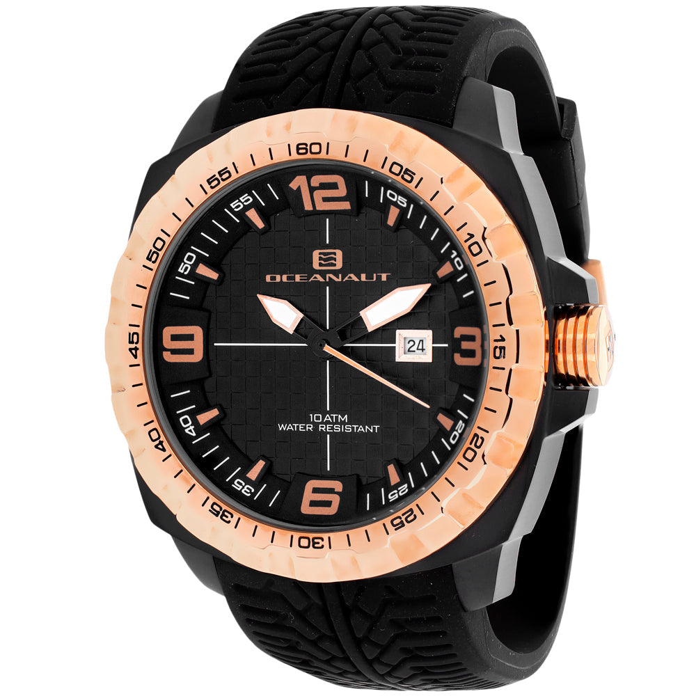 Oceanaut Men's Racer Black Dial Watch - OC1111