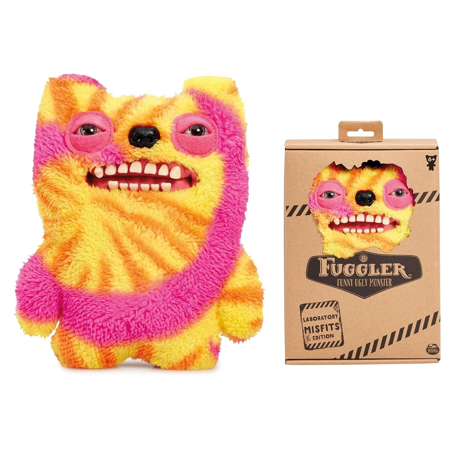 Zuru Fuggler Labratory Misfits Old Tooth Yellow 9 Inch Plush Toy