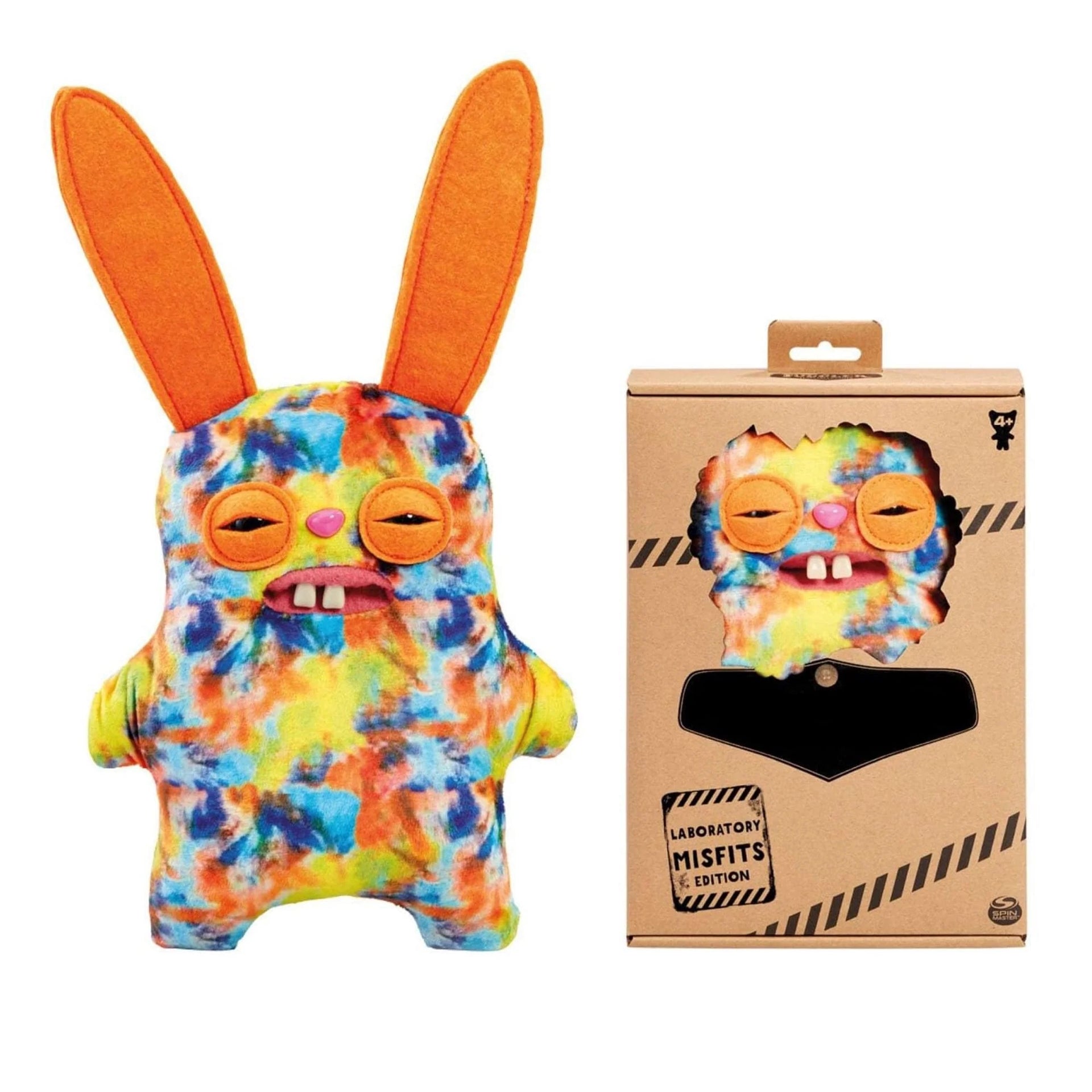 Zuru Fuggler Labratory Misfits Rabid Rabbit Orange 9 Inch Plush Toy