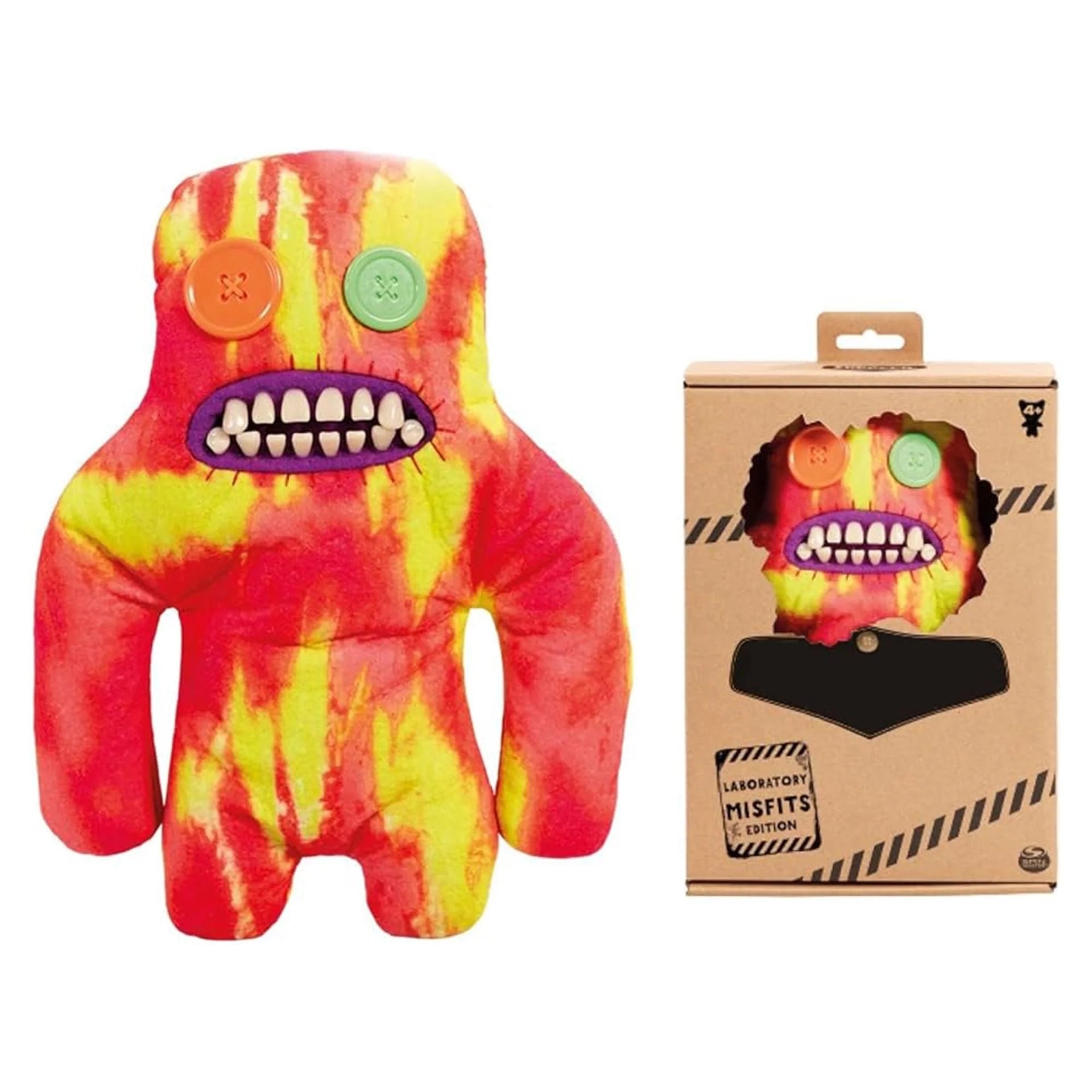 Zuru Fuggler Labratory Misfits Sasquoosh Red 9 Inch Plush Toy