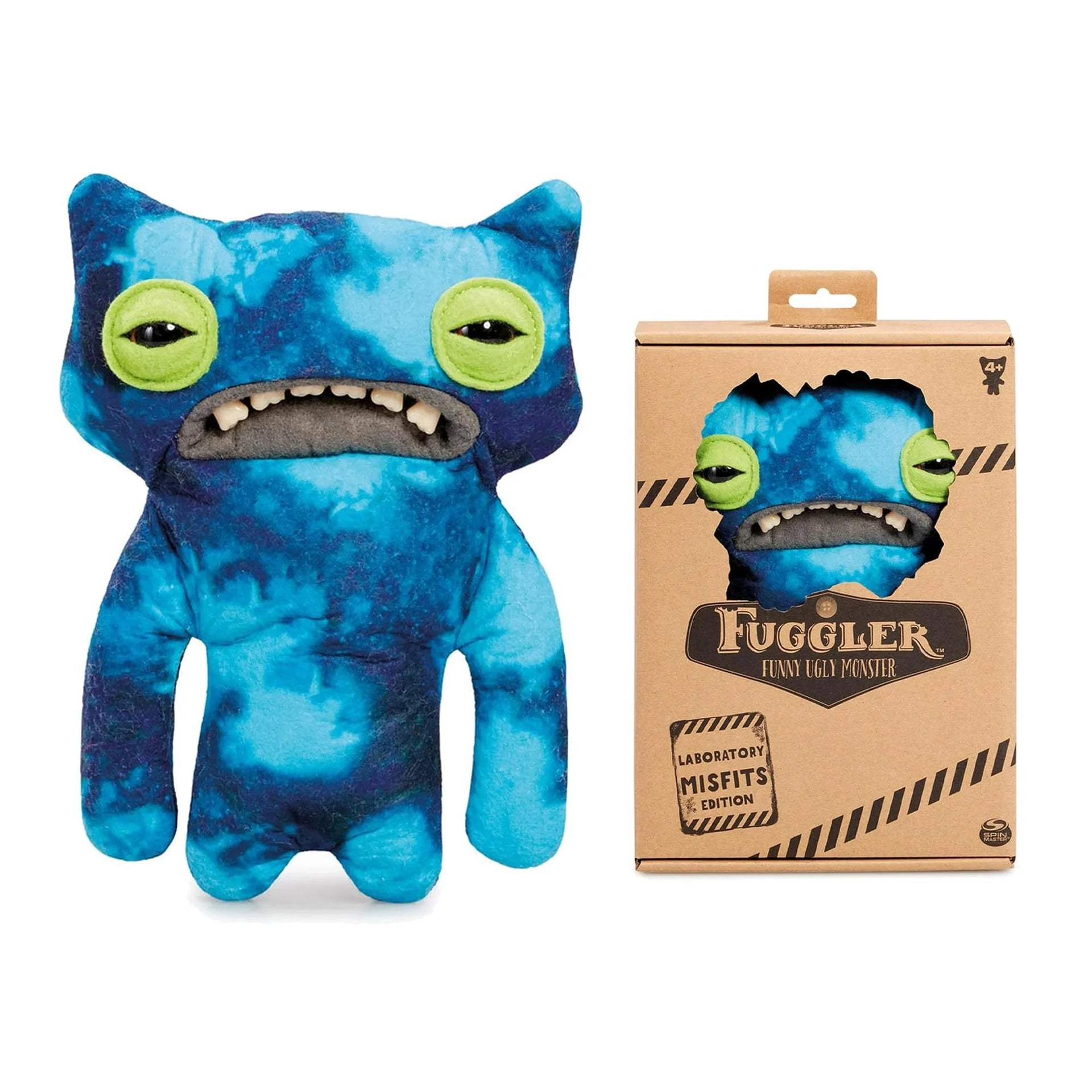 Zuru Fuggler Labratory Misfits Wide Eyed Weirdo Blue 9 Inch Plush Toy
