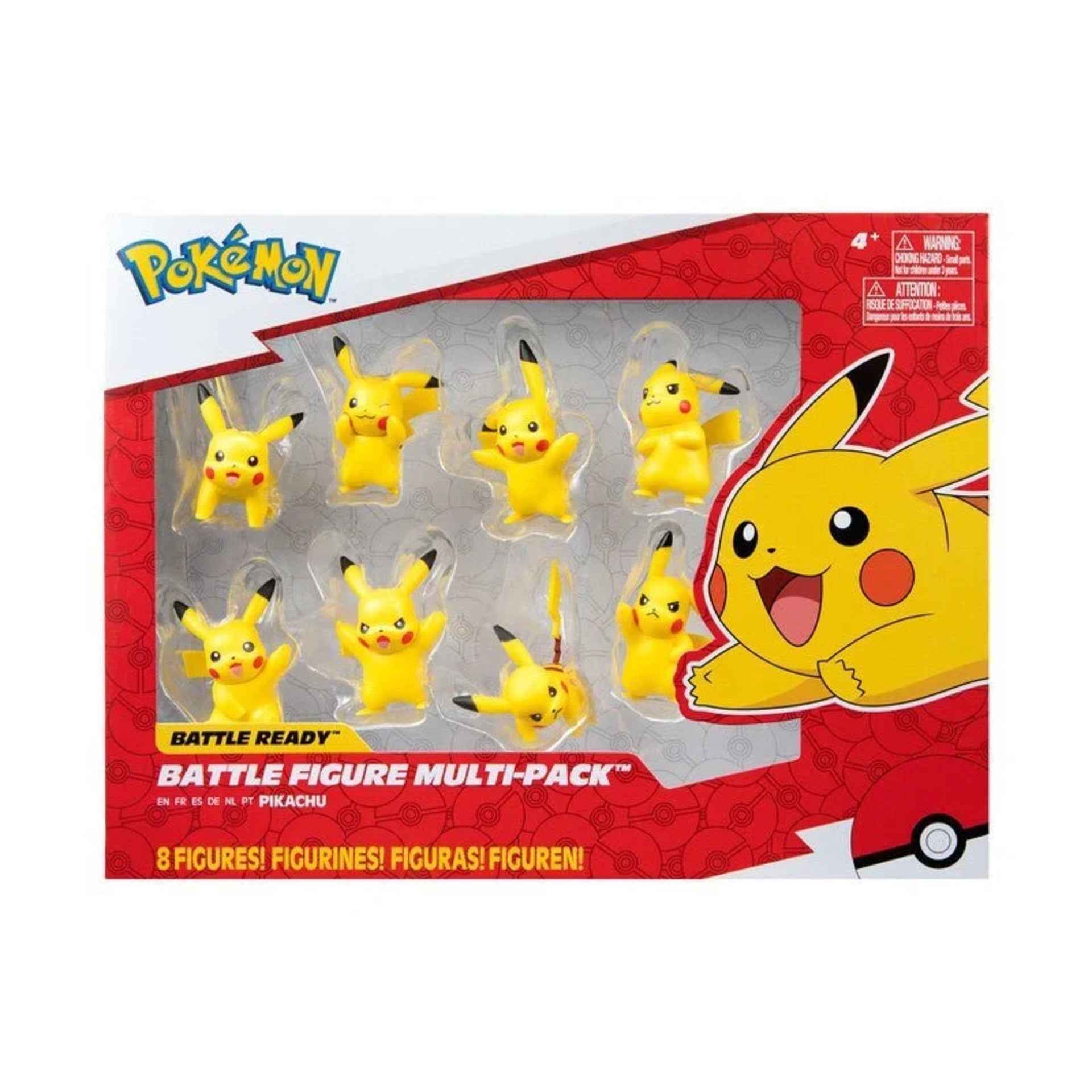 Pokémon Battle Figure Pikachu 3 Inch Mini Figure 8 Pack