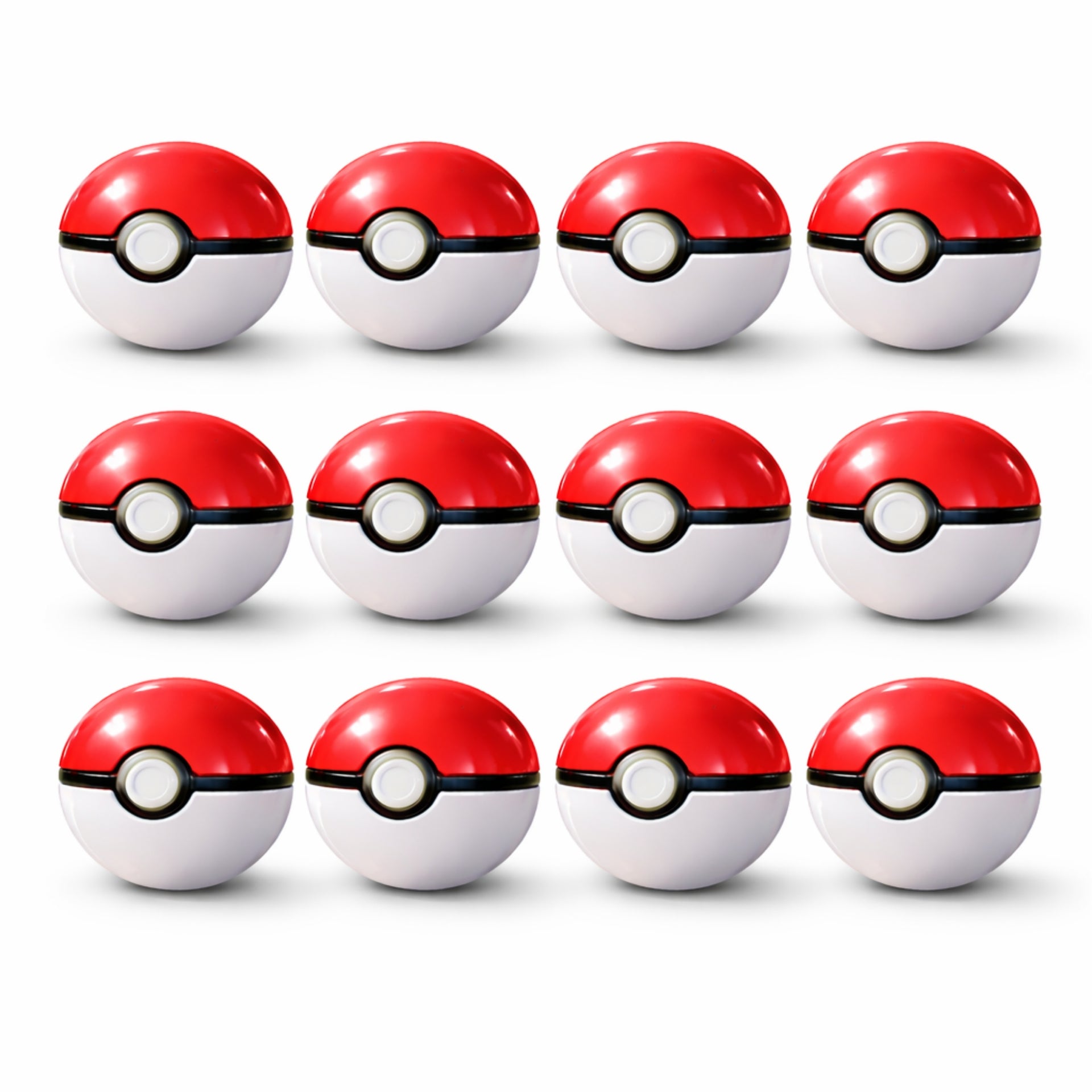 Pack of 12 Pokemon Poke Ball Mystery Random Assortment