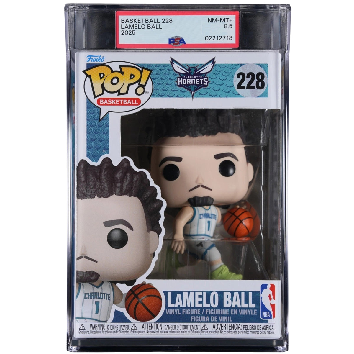 Funko Pop NBA: LaMelo Ball (PSA 8.5) 4-Inch Vinyl Figure #228