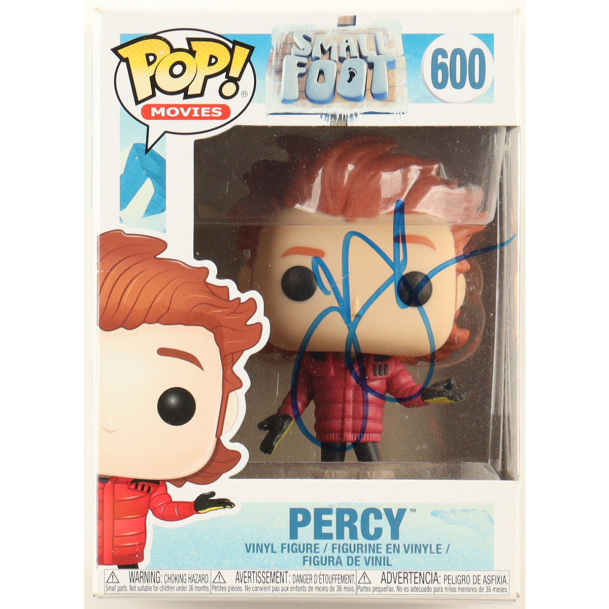 Funko Pop Smallfoot: Percy (James Corden Signed) 4-Inch Vinyl Figure #600