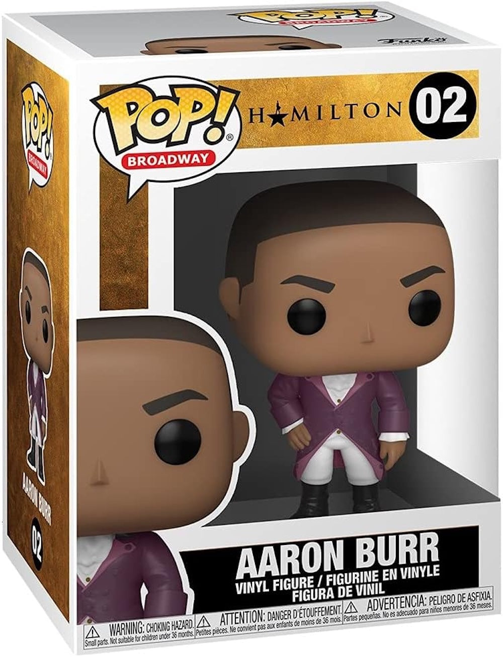 Funko Pop! Broadway Hamilton Aaron Burr #02 Vinyl Figure