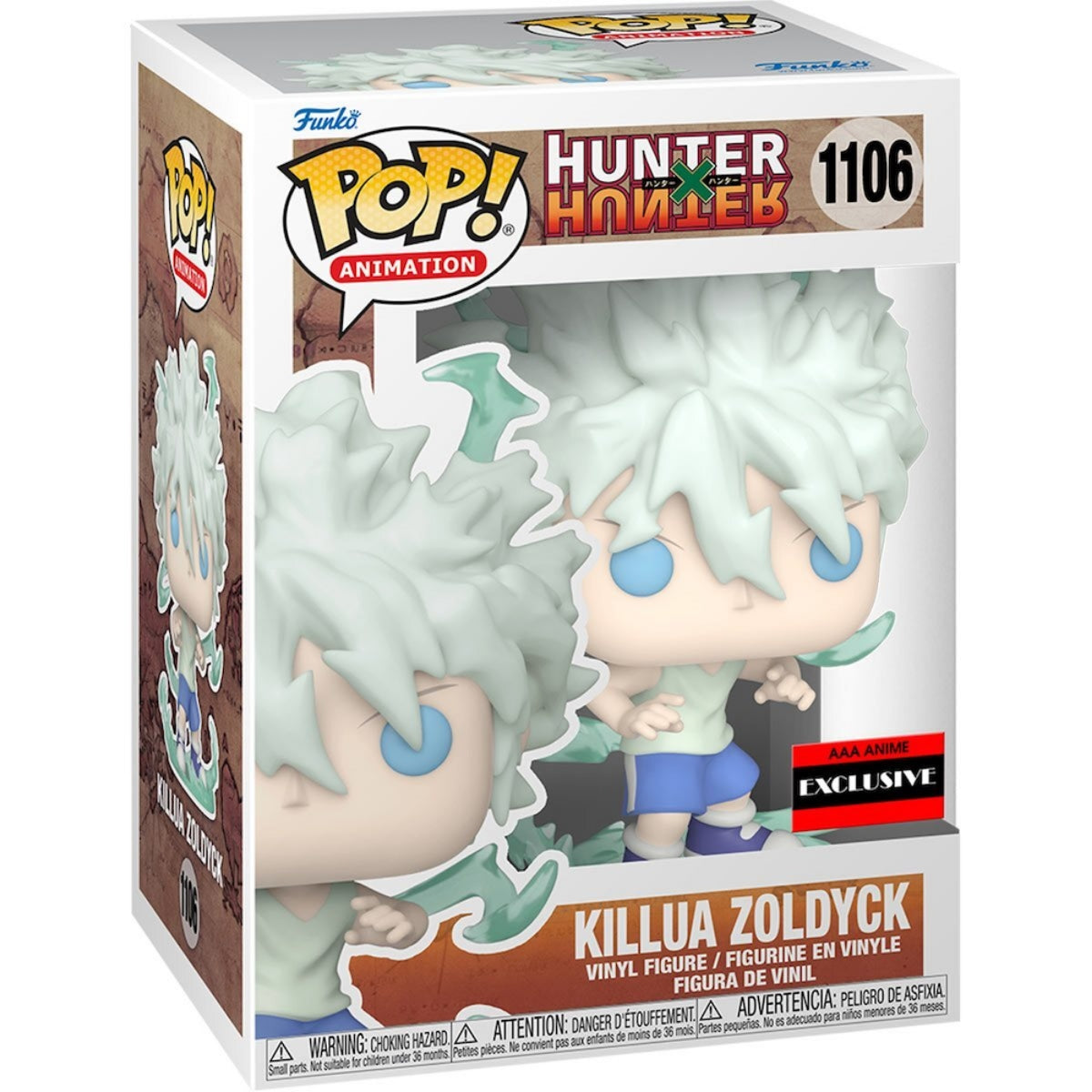 Funko Pop! Animation Hunter x Hunter Killua Zoldyck #1106 Vinyl Figure