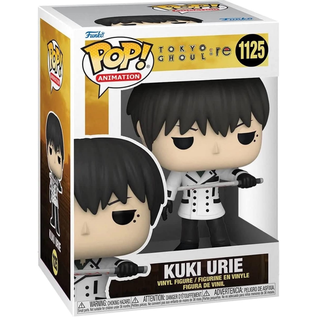 Funko Pop! Animation Tokyo Ghoul:re Kuki Urie #1125 Vinyl Figure
