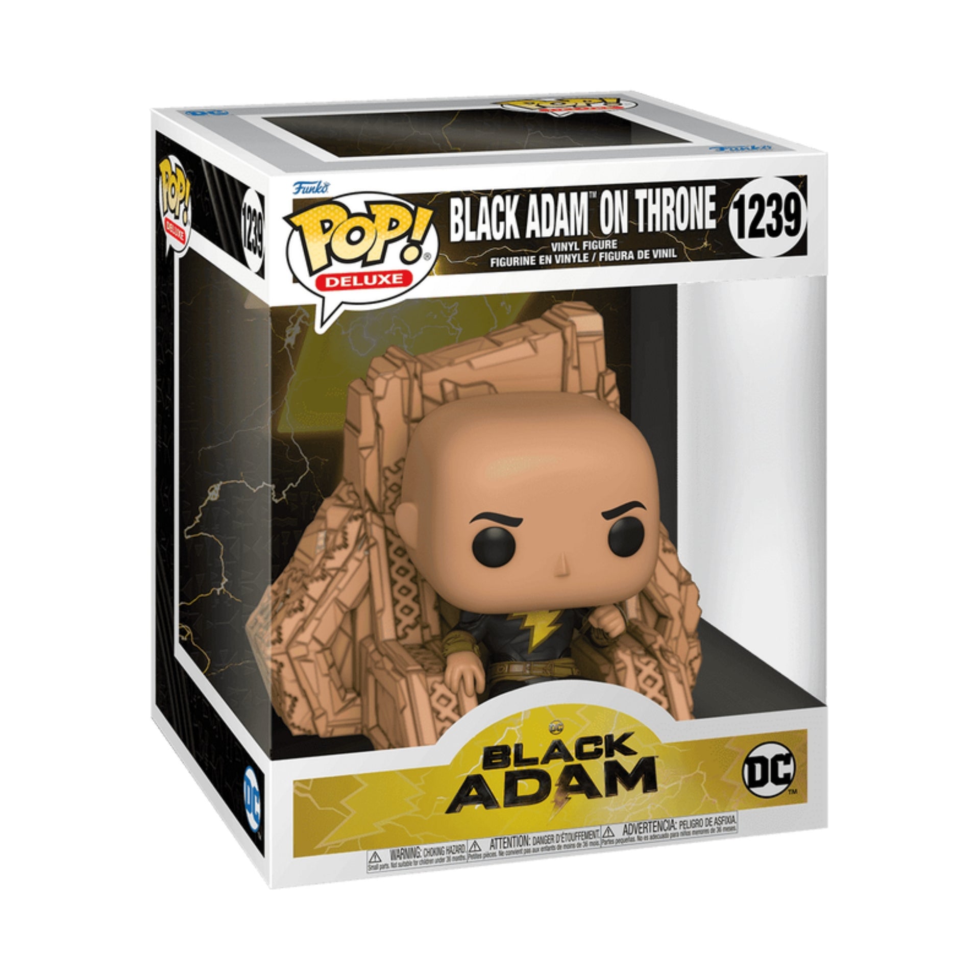 Black Adam Black Adam on Throne Deluxe Funko Pop! Vinyl Figure #1239