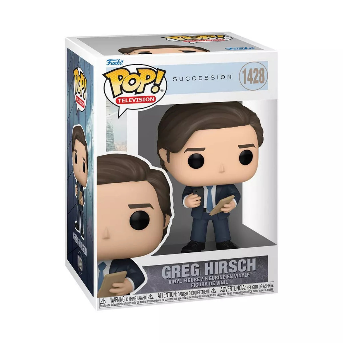Funko Pop! Television Succession Greg Hirsch #1428 Vinyl Figure