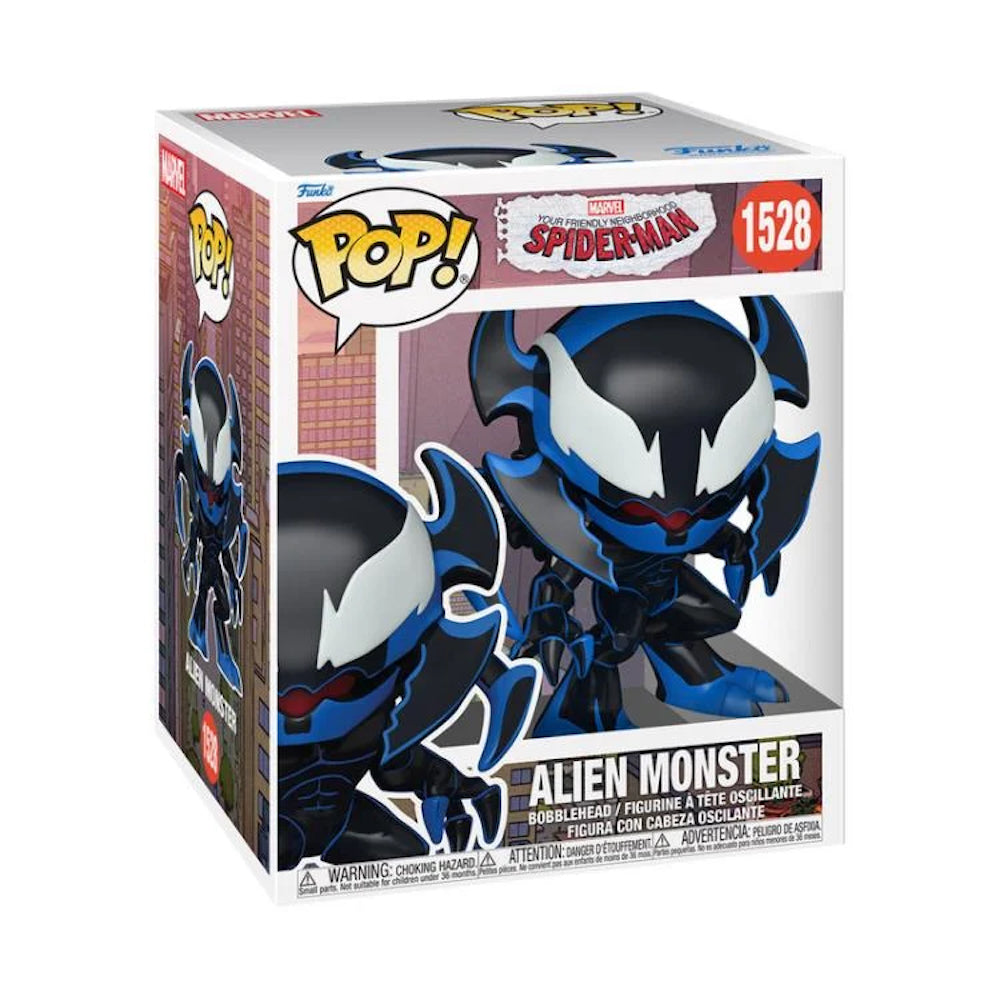 Your Friendly Neighborhood Spider-Man Alien Monster Super 6-Inch Funko Pop! Vinyl Figure #1528