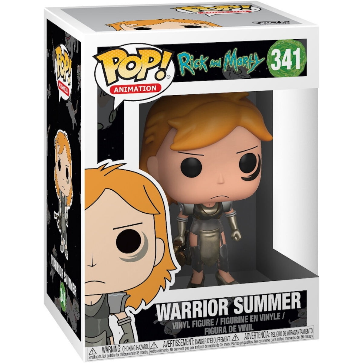 Funko Pop! Animation Rick and Morty Warrior Summer #341 Vinyl Figure