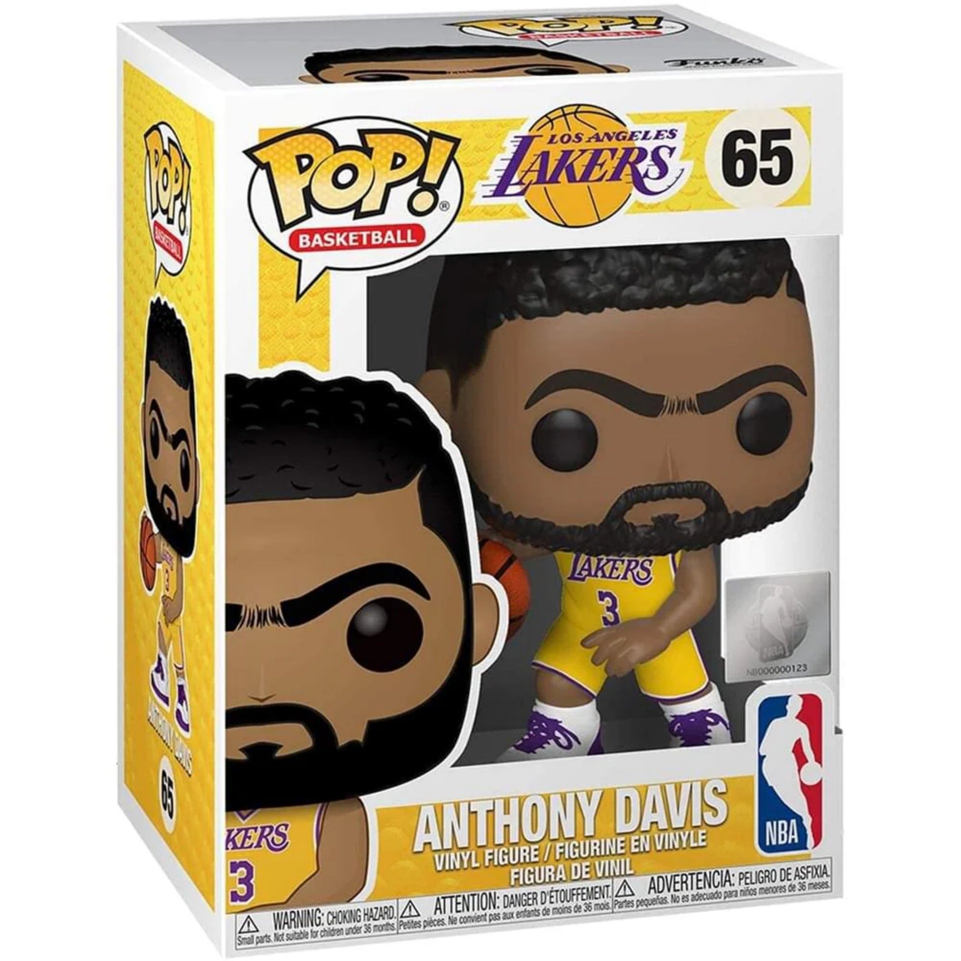 NBA Lakers Anthony Davis Funko Pop! Vinyl Figure #65