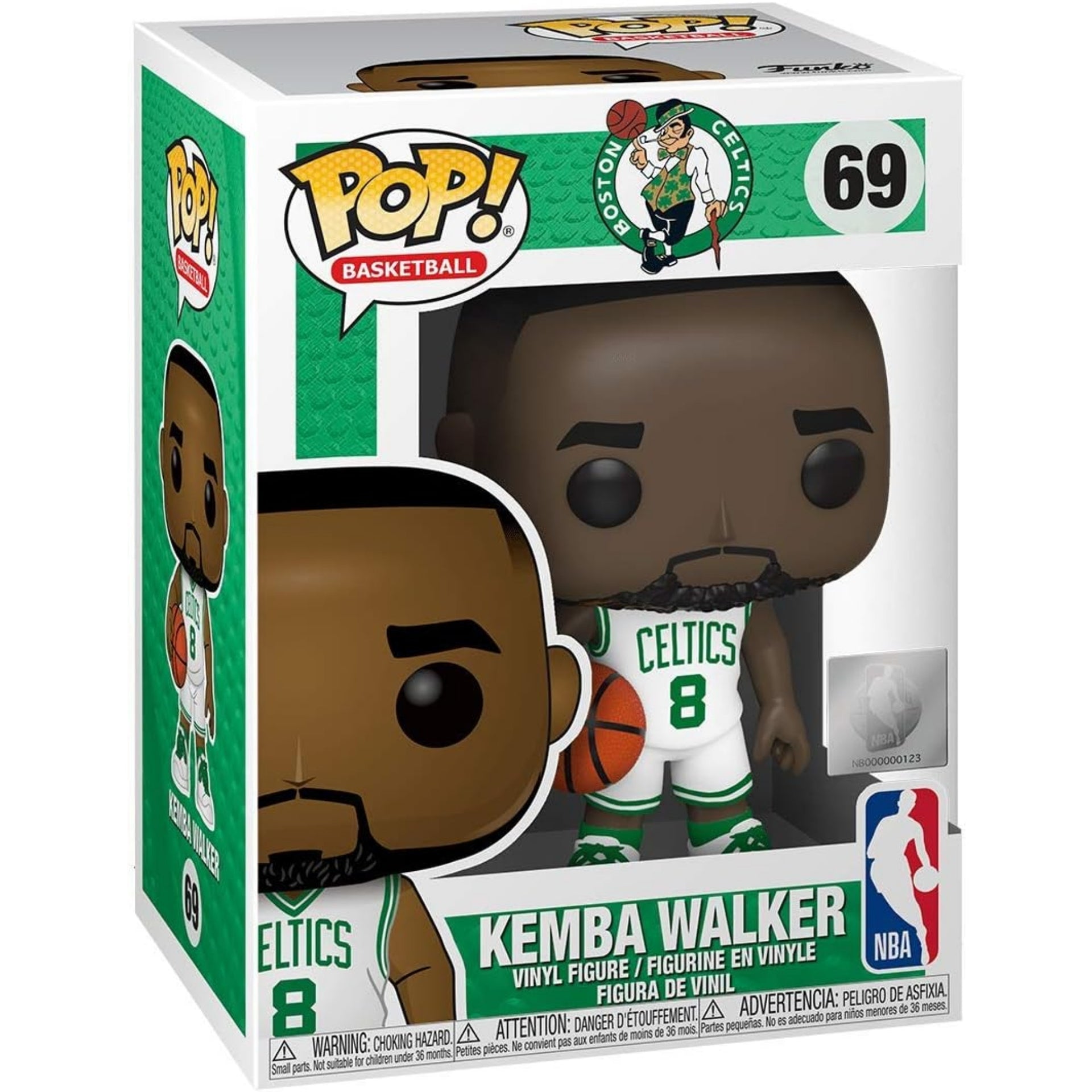 NBA Celtics Kemba Walker Funko Pop! Vinyl Figure #69