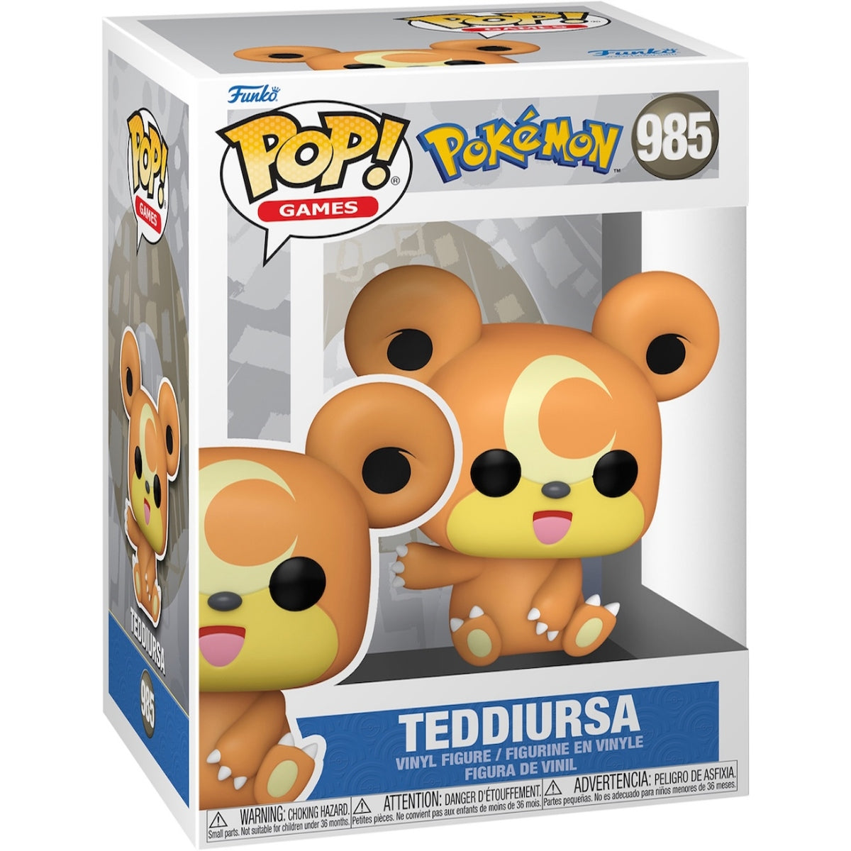 Funko Pop! Games PokŽmon Teddiursa #985 Vinyl Figure
