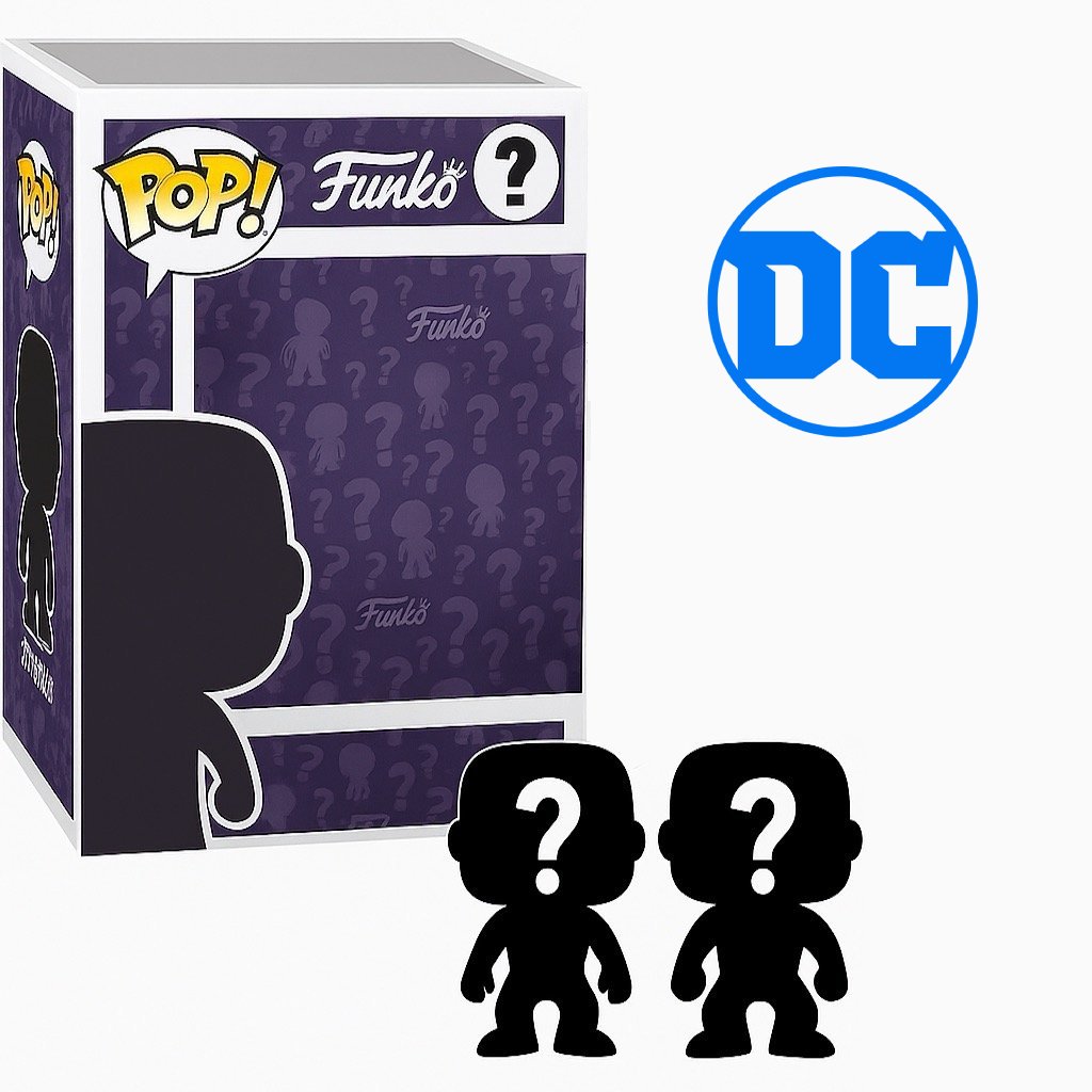 Set of 2 Surprise Mystery DC Comics Funko Pop! Randomly Selected