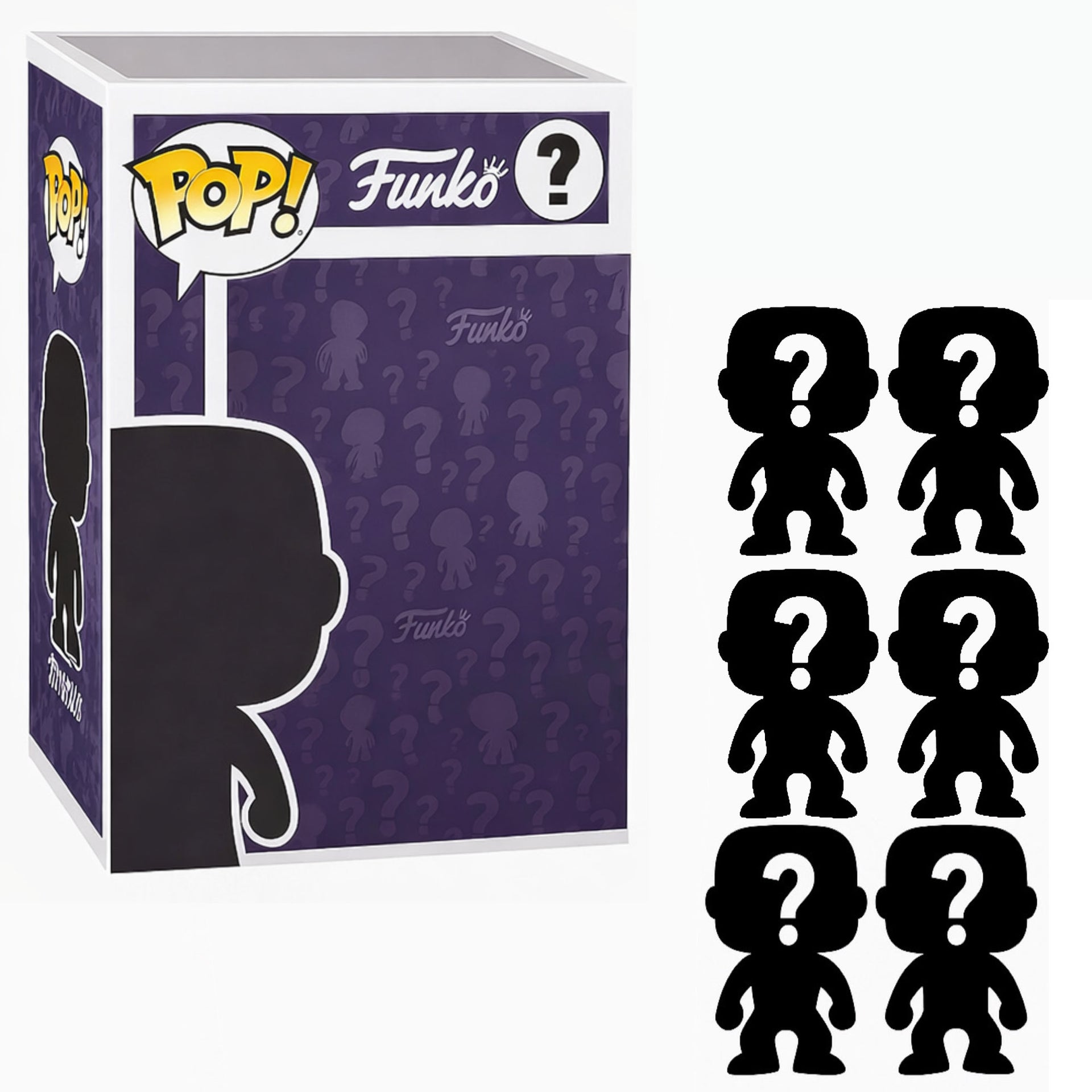 Set of 6 Surprise Mystery Funko Pop! Randomly Selected