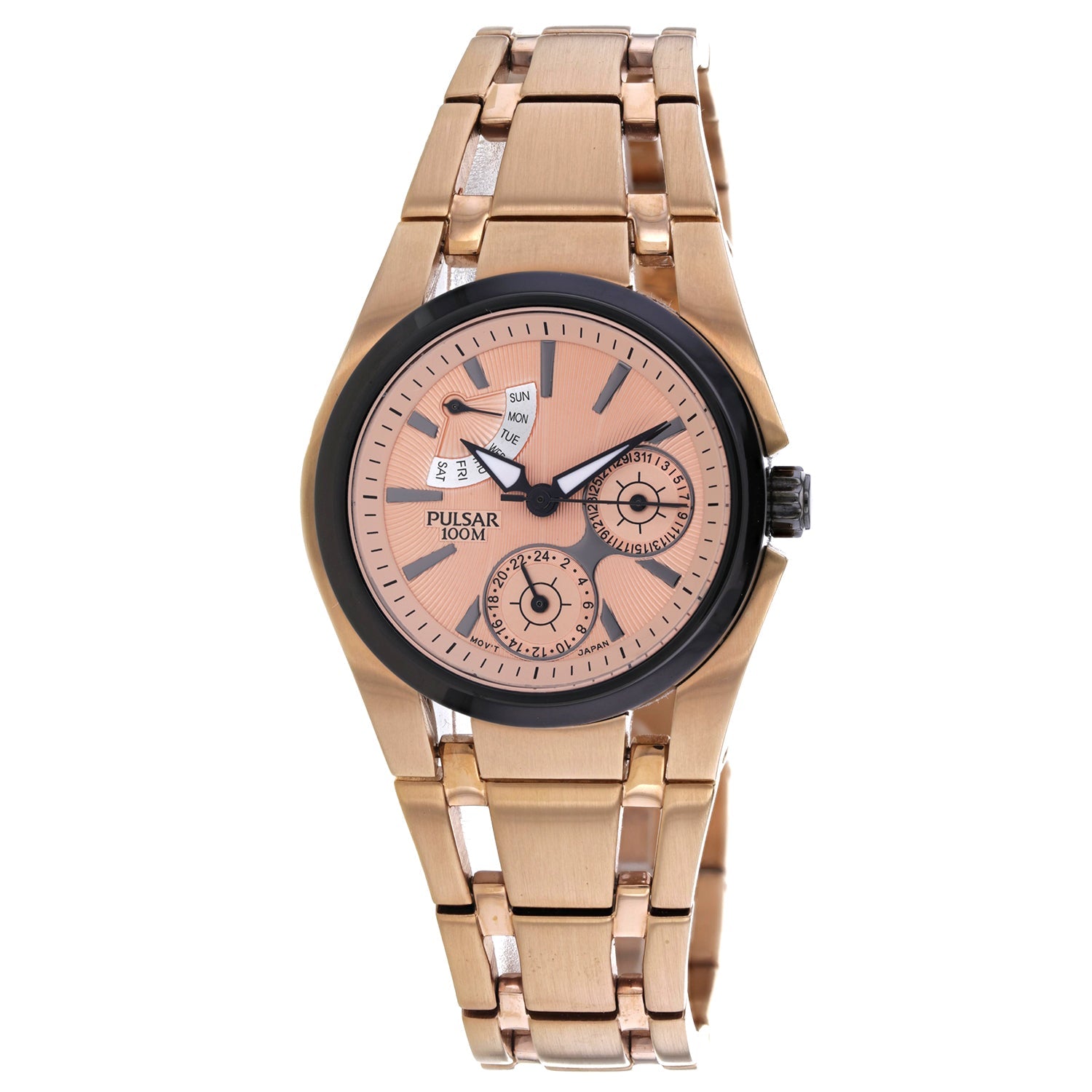 Pulsar Women's Classic Rose Gold Dial Watch - PP2002X1