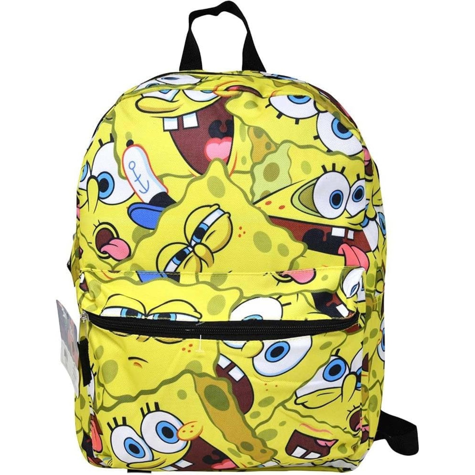 SpongeBob SquarePants 16 Inch All Over Print Nylon School Backpack