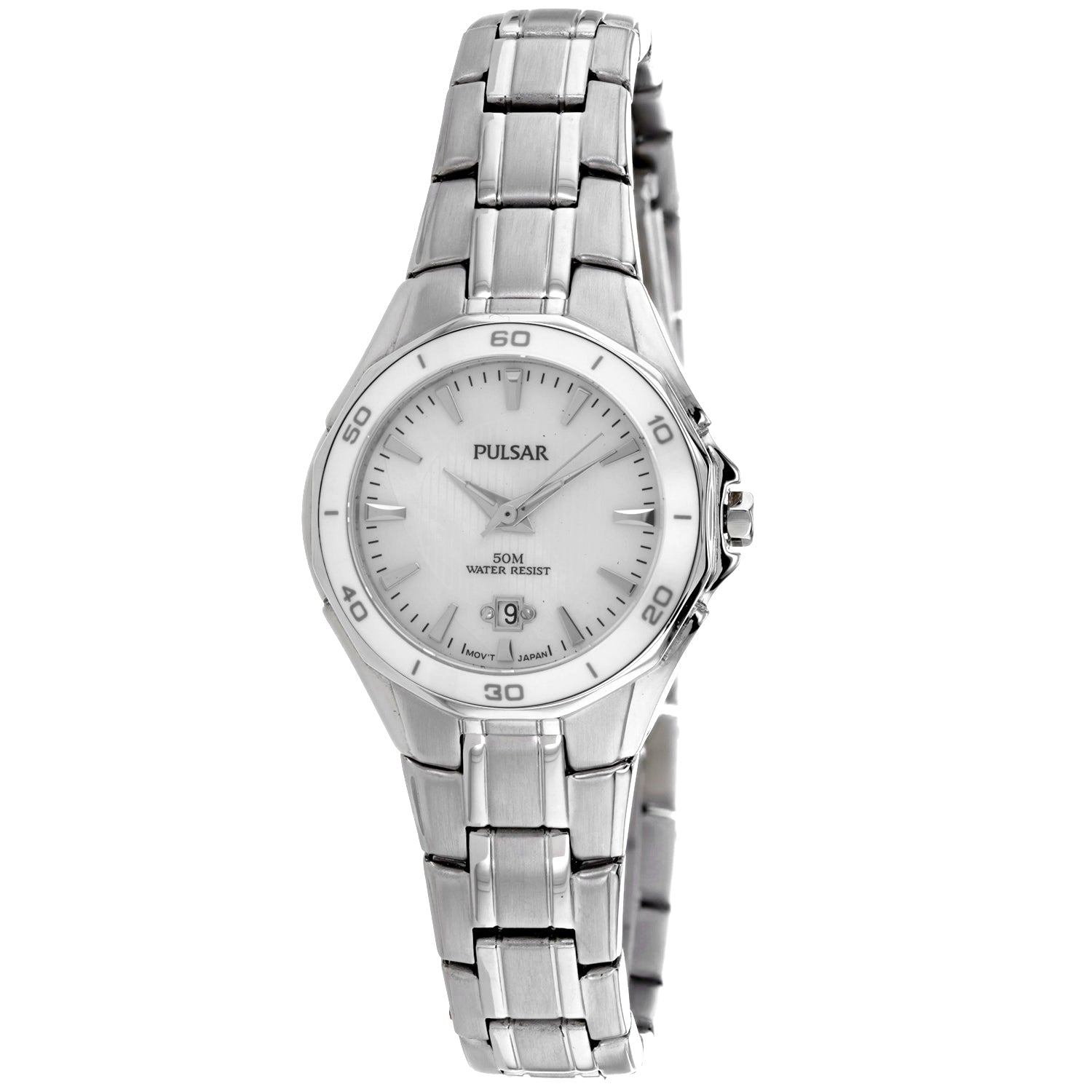 Pulsar Women's Classic White Dial Watch - PXT895