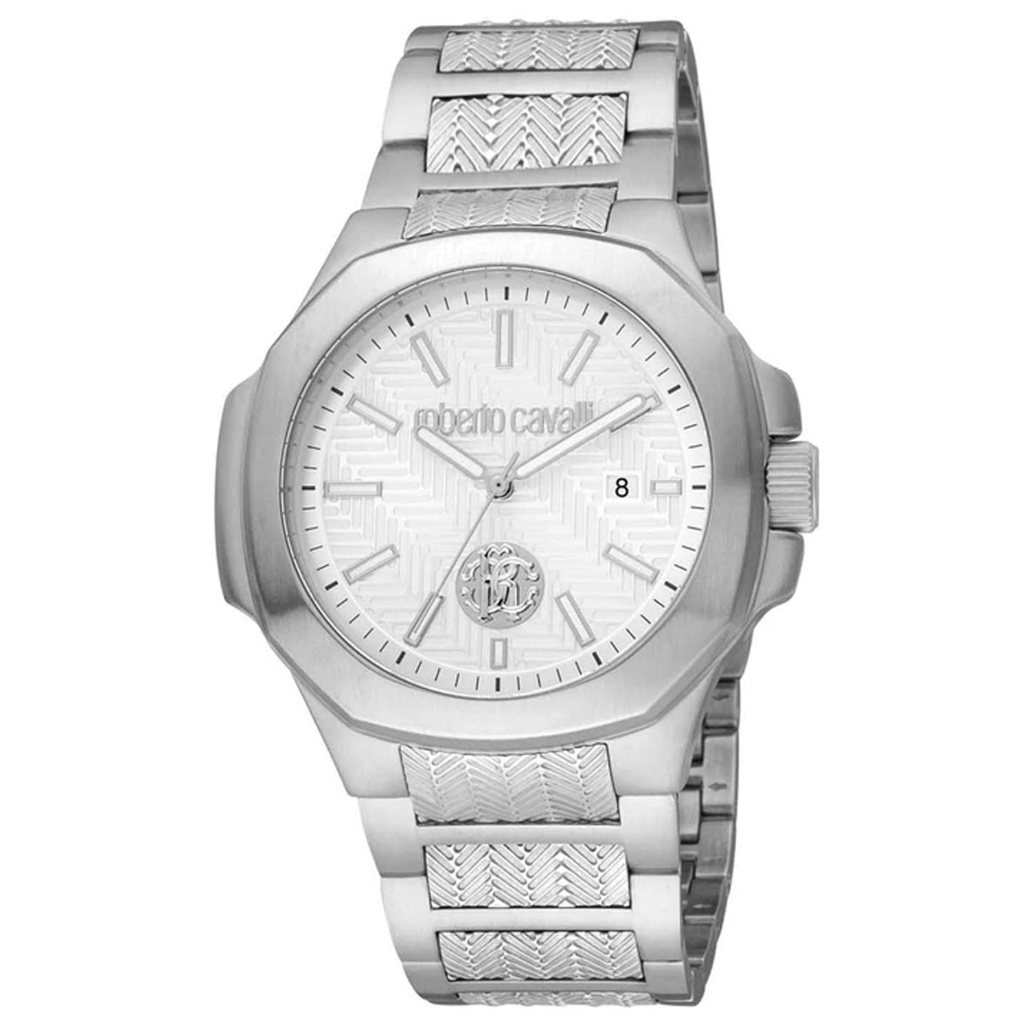 Roberto Cavalli Men's Classic Silver Dial Watch - RC5G050M0045