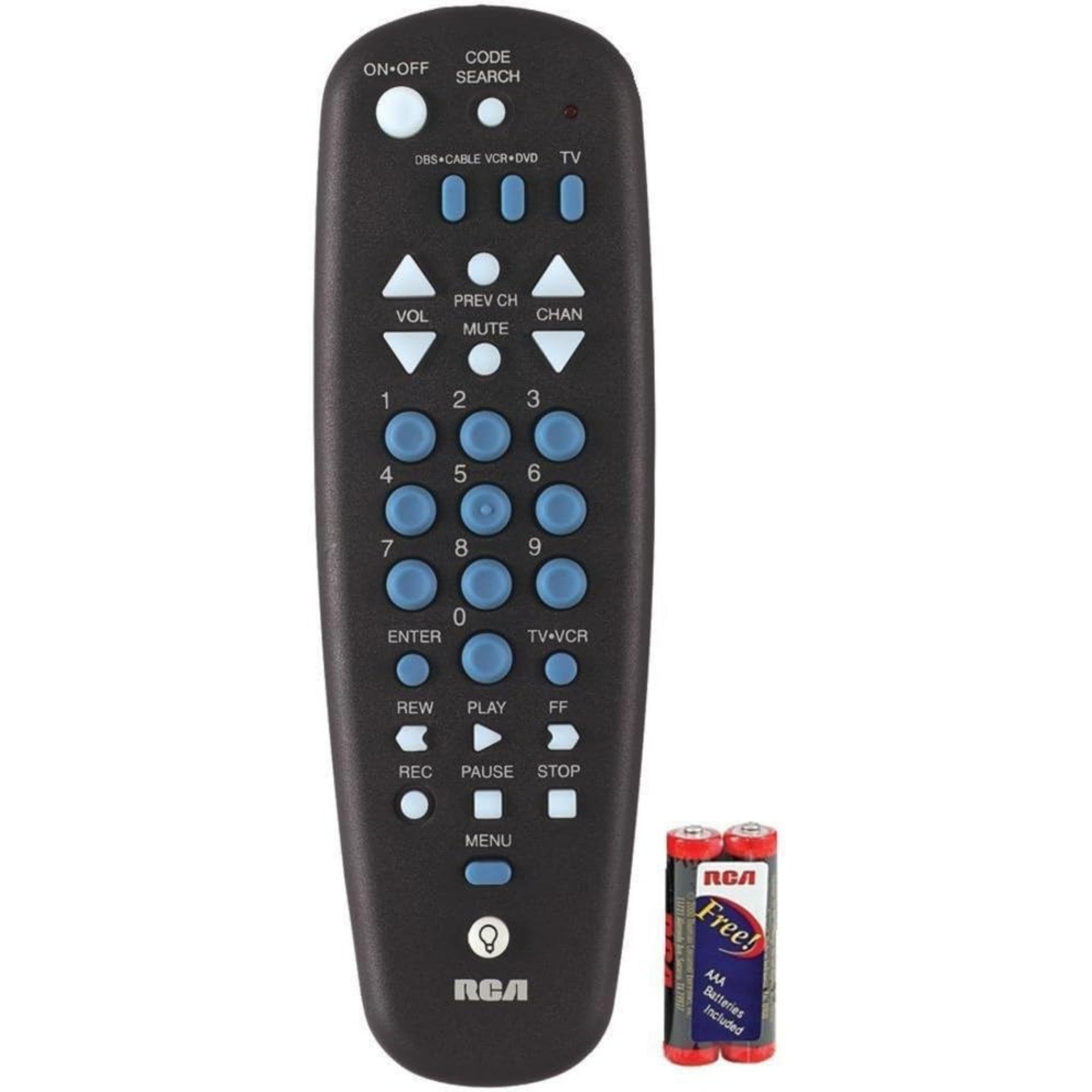 RCA SystemLink RCU300 3 Device Universal Remote Control Black Easy Setup - RCU300TE-MI