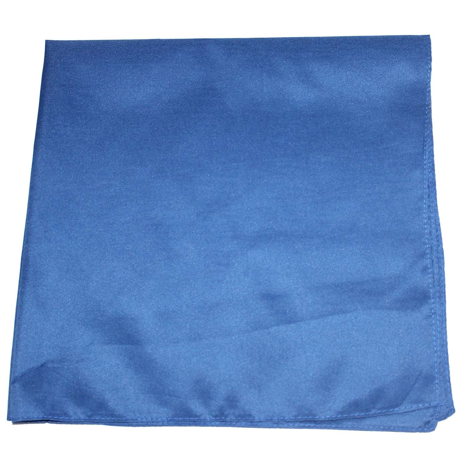 30 Pack Cotton Bandanas Solid Colors 22-Inch Standard Size (Royal Blue)