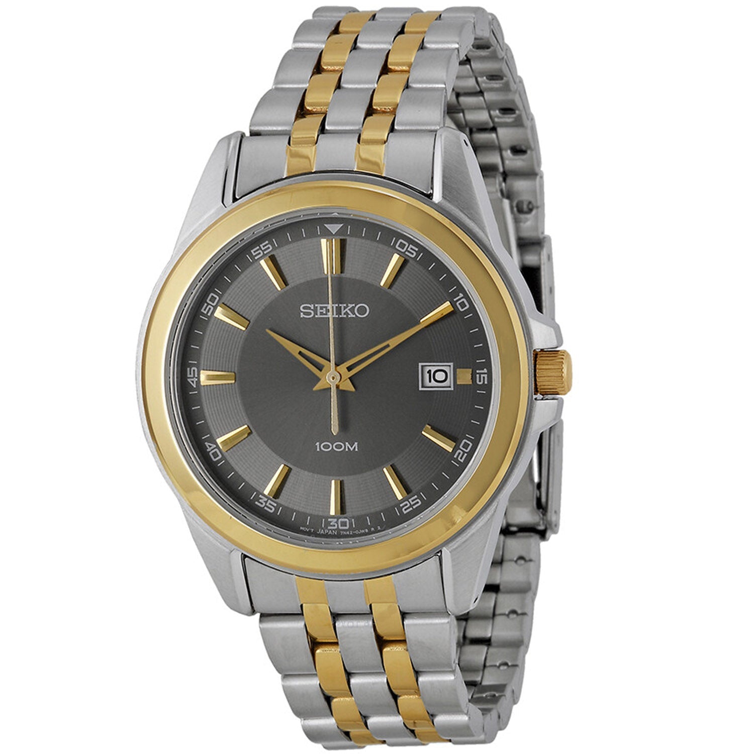 Seiko Men's Classic Black Dial Watch