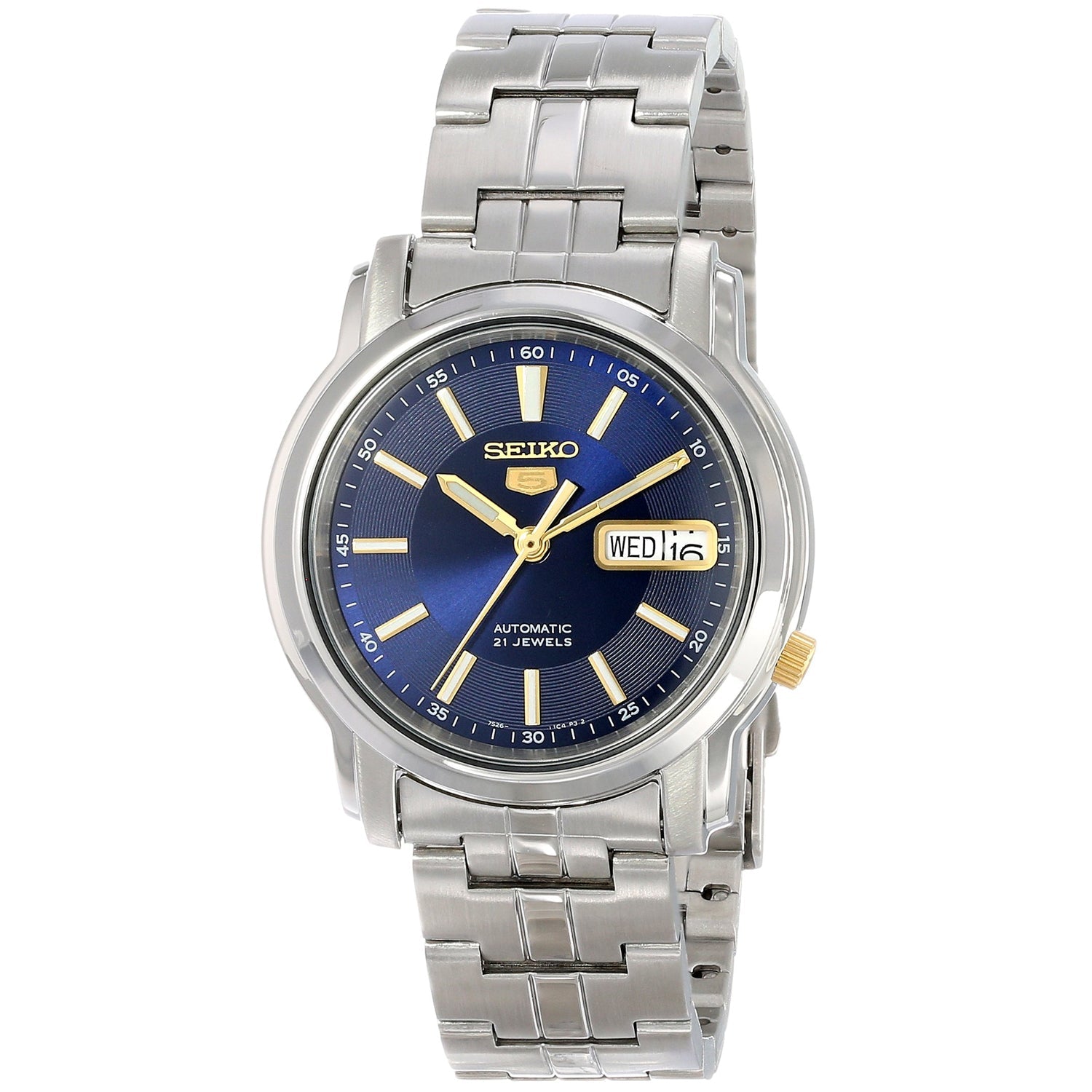 Seiko Men's Series 5 Blue Dial Watch - SNKL79