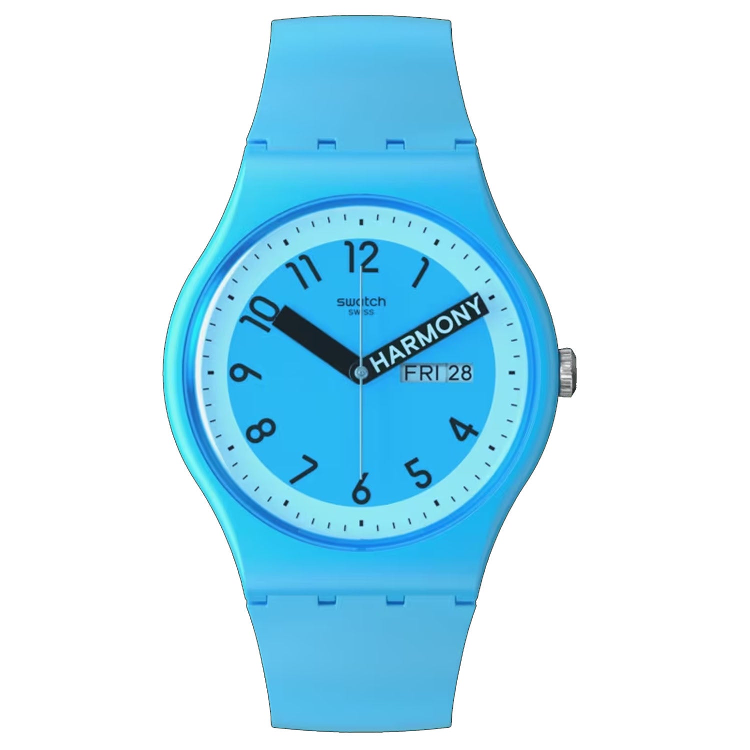 Swatch Men's Proudly Blue Blue Dial Watch - SO29S702