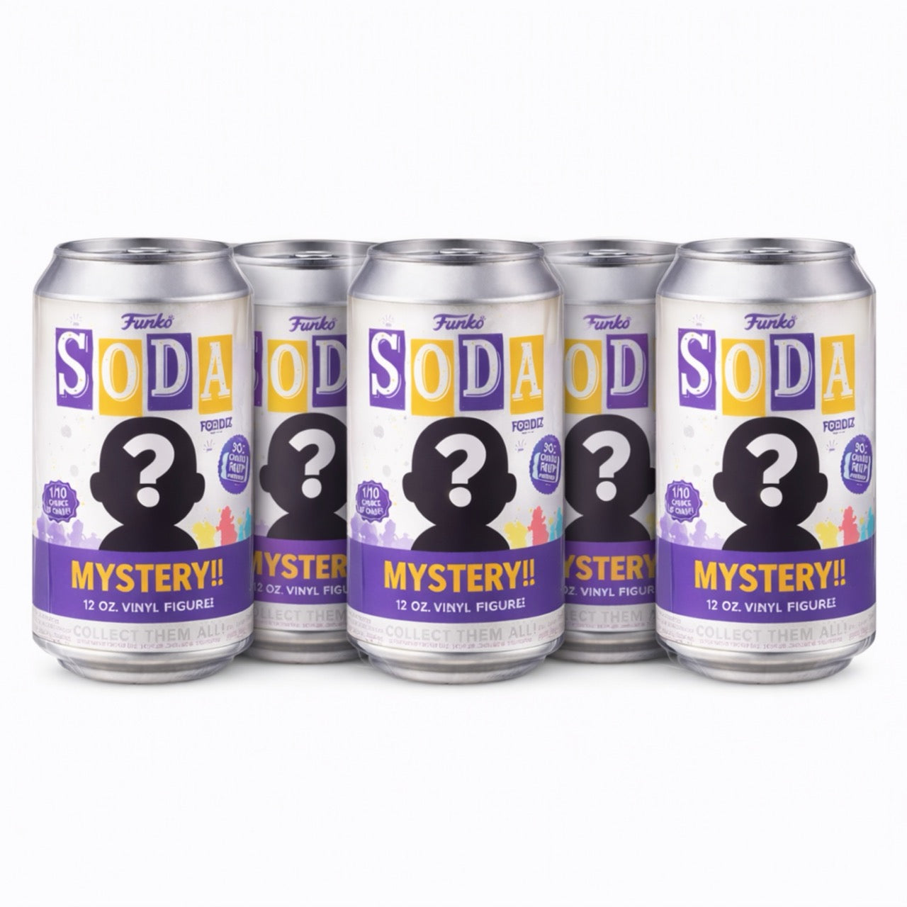 Set of 5 Surprise Mystery Funko Soda Figure Randomly Selected