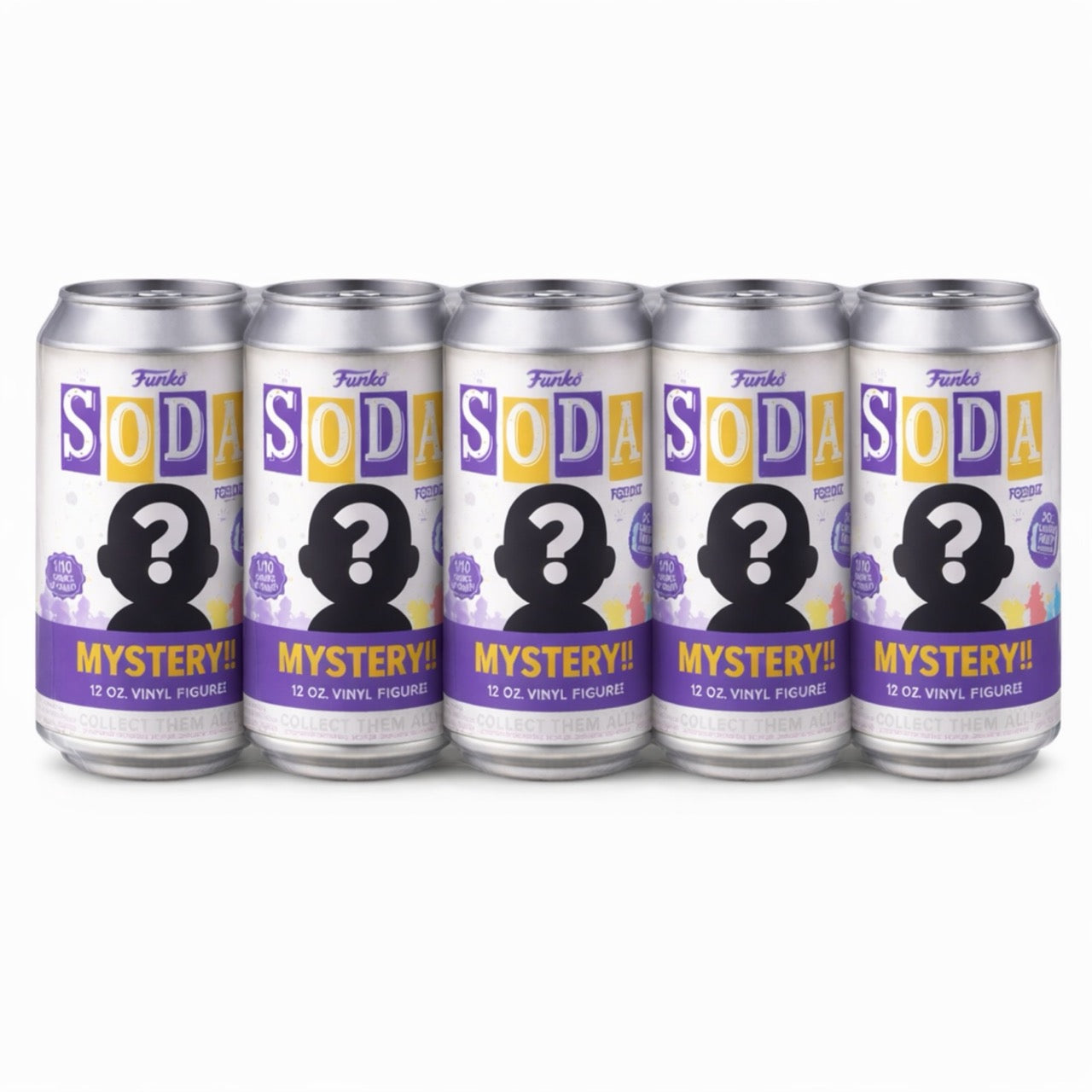 Set of 6 Surprise Mystery Funko Soda Figure Randomly Selected