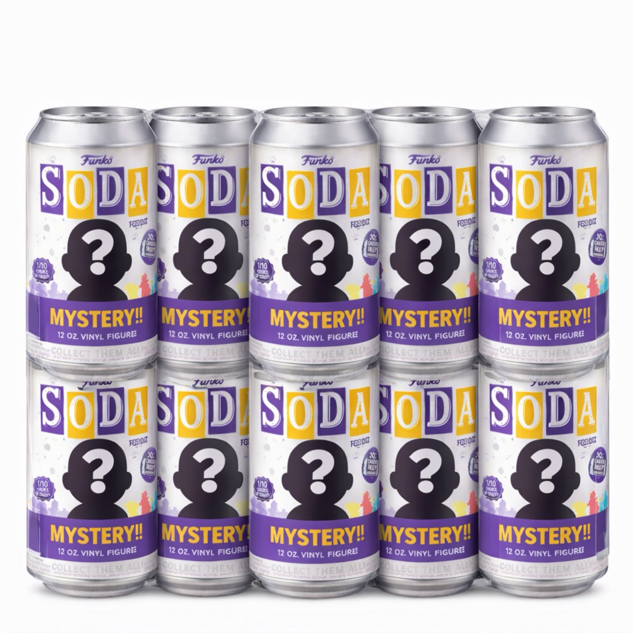 Pack of 8 Surprise Mystery Funko Soda Figure Randomly Selected