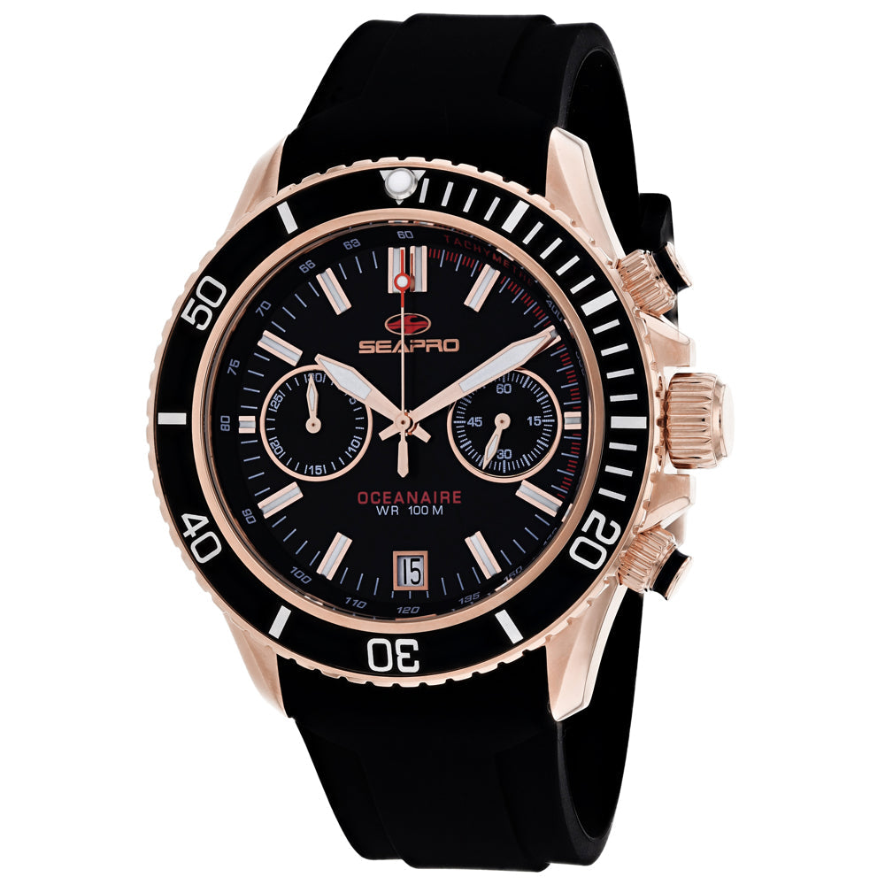 Seapro Men's Thrash Black Dial Watch - SP0333