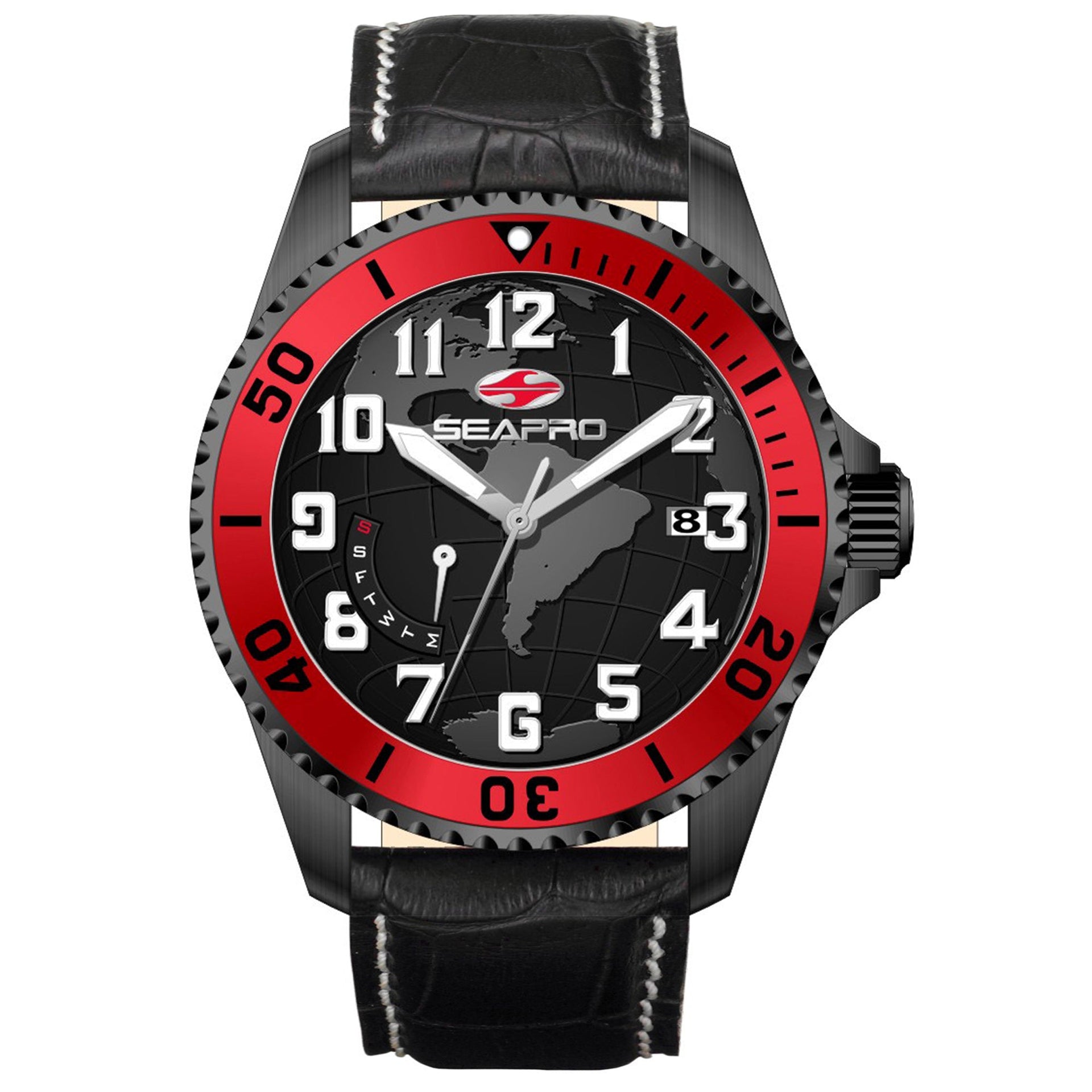 Seapro Men's Voyager Black Dial Watch - SP2745