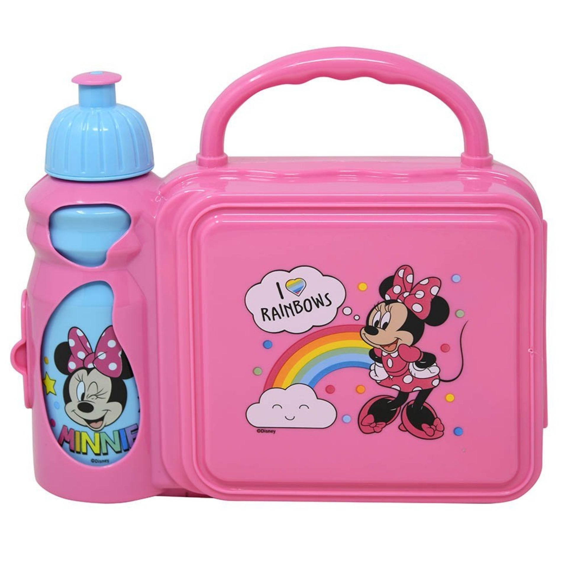 Minnie Mouse Lunch Box Combo with Water Bottle Kids Set