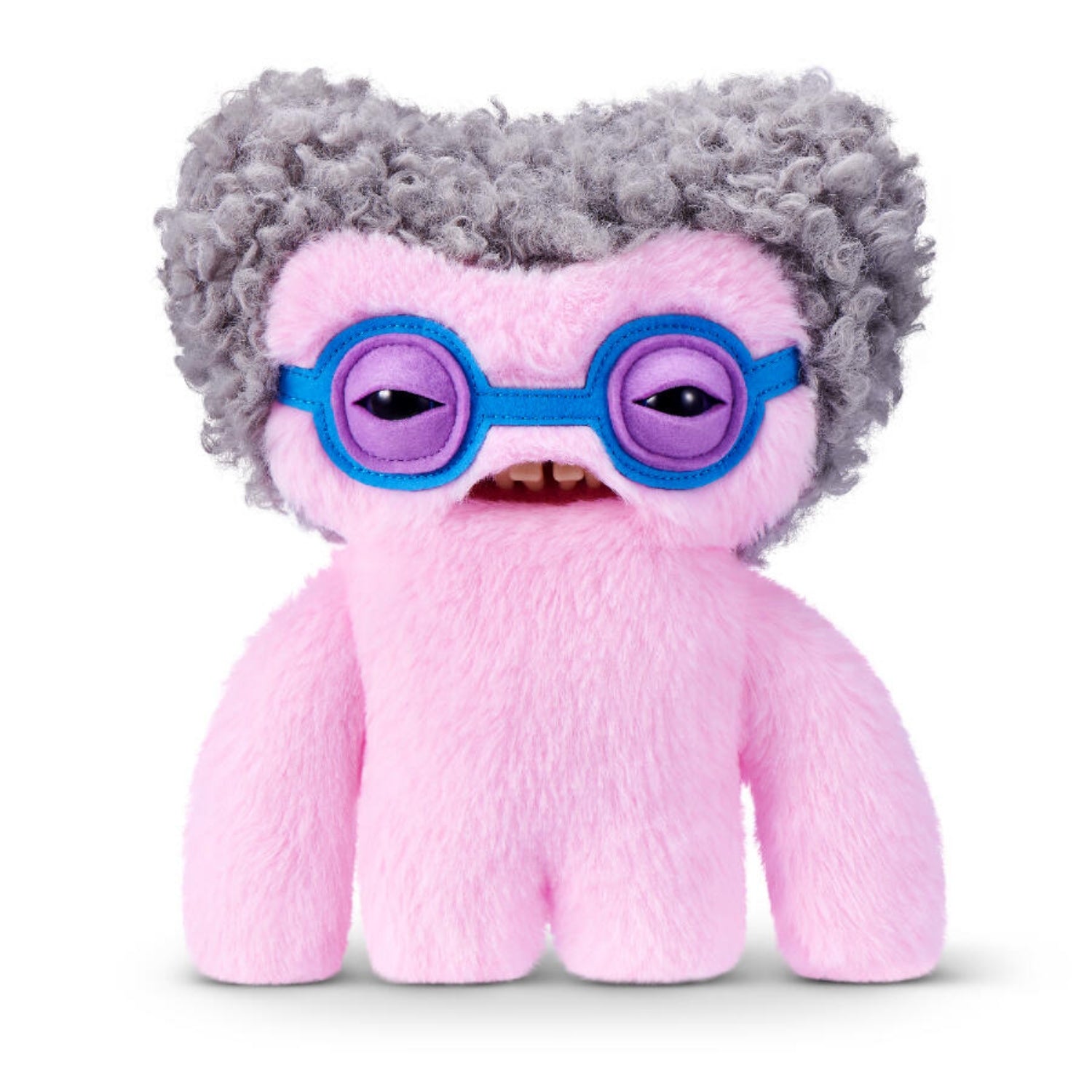 Zuru Fuggler Old Fogies Squidge Pink 9 Inch Plush Toy