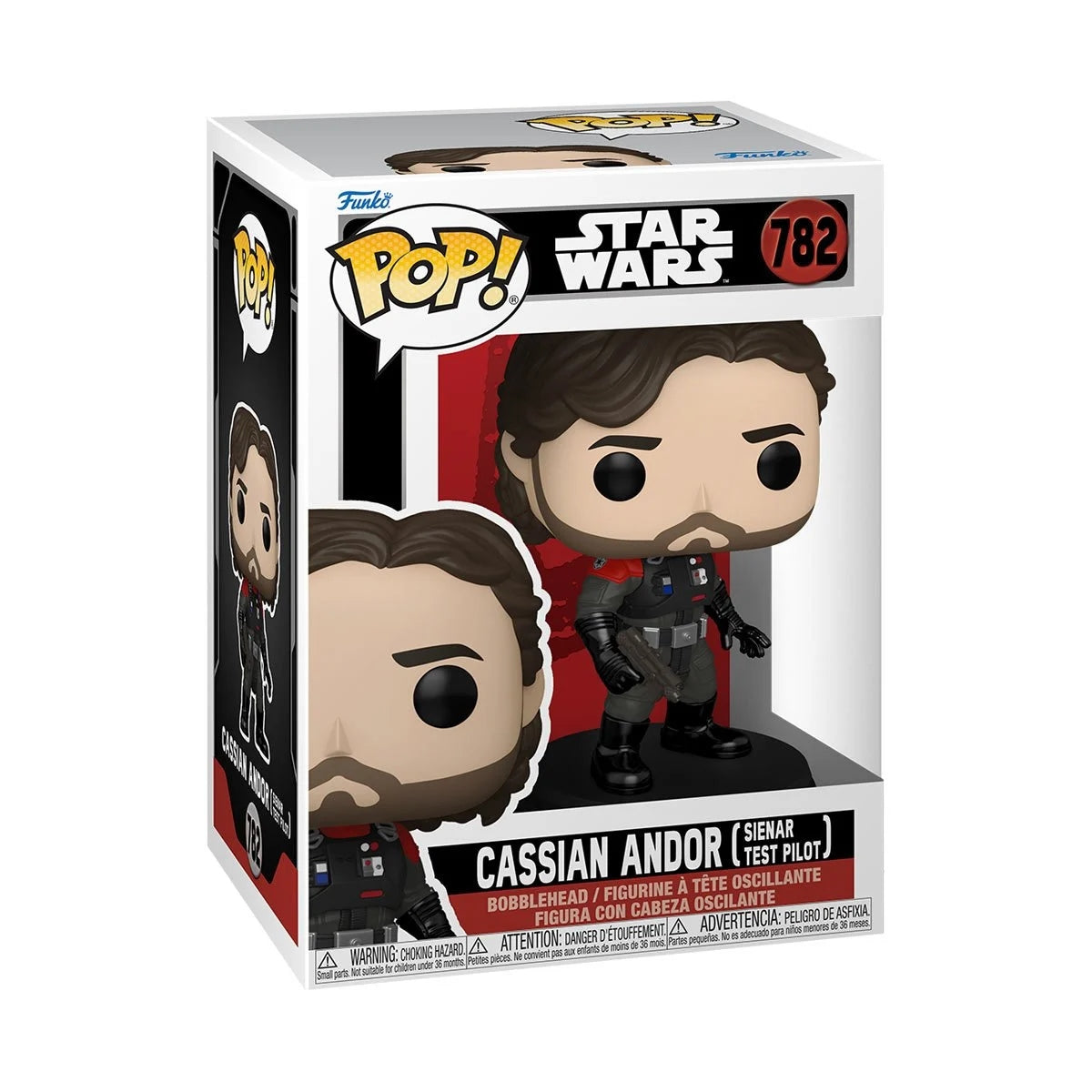 Star Wars Andor Cassian Andor (Sienar Test Pilot) Wave 3 Funko Pop! Vinyl Figure #782