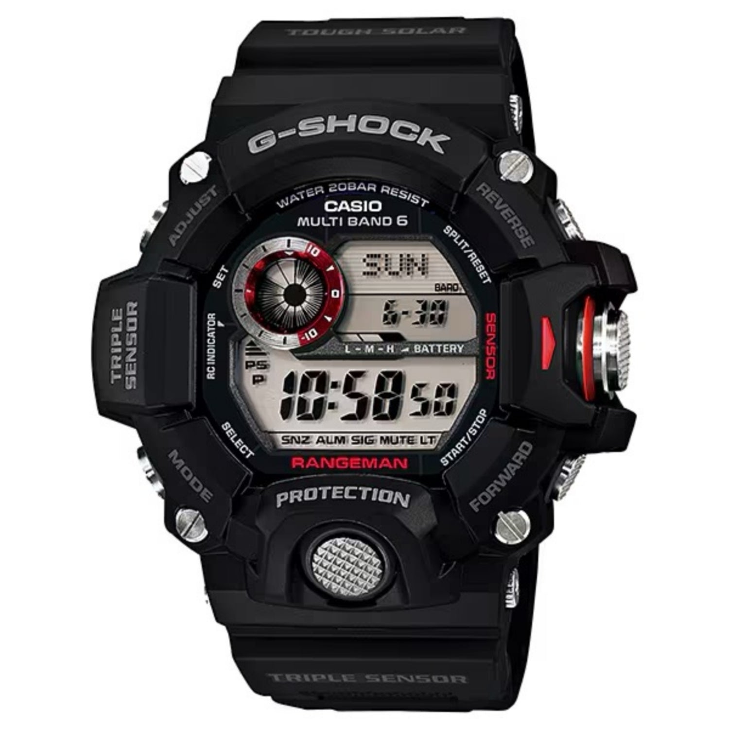 Casio G-Shock Rangeman MenÕs Black Digital Watch - GW-9400-1DR
