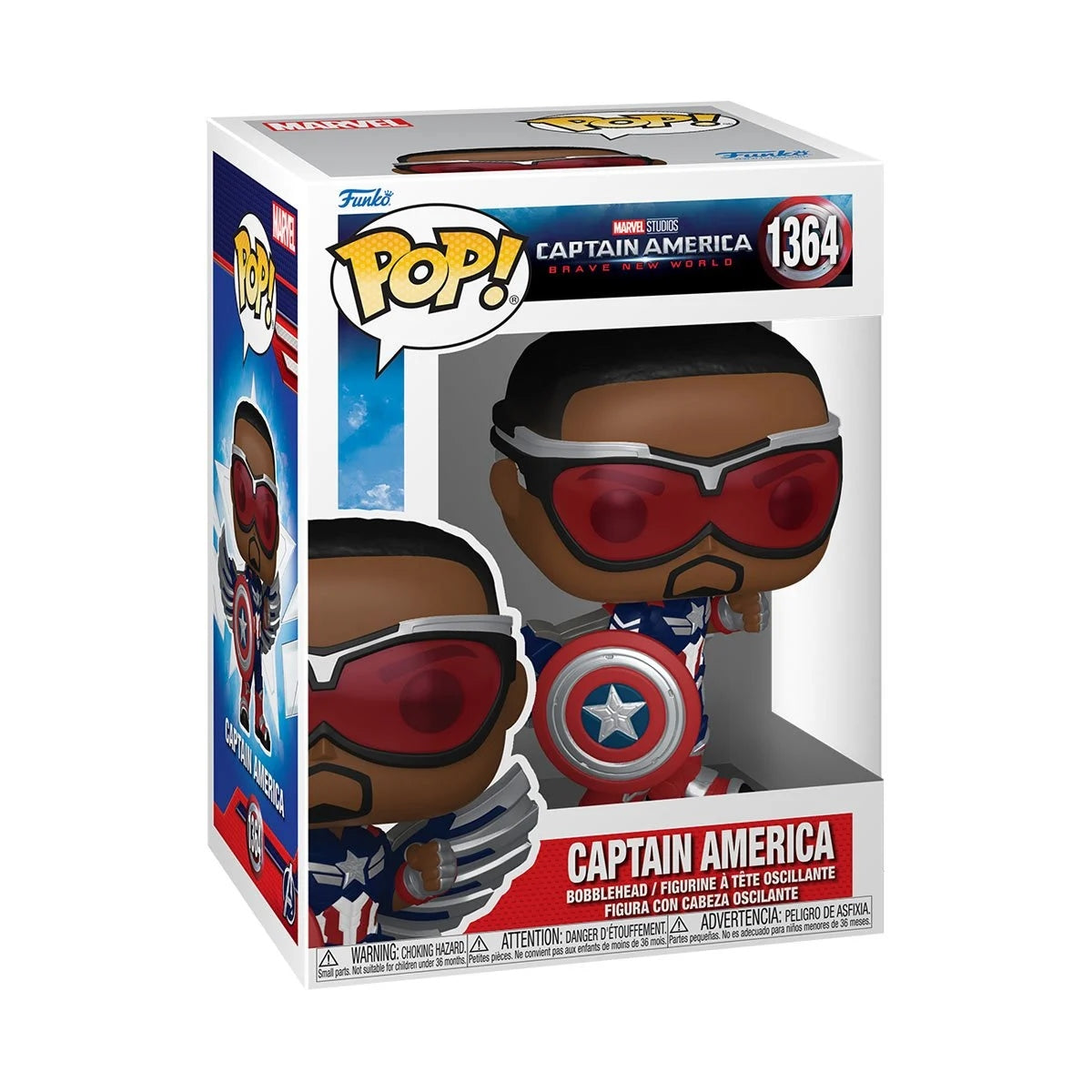 Captain America Brave New World Captain America Funko Pop! Vinyl Figure #1364