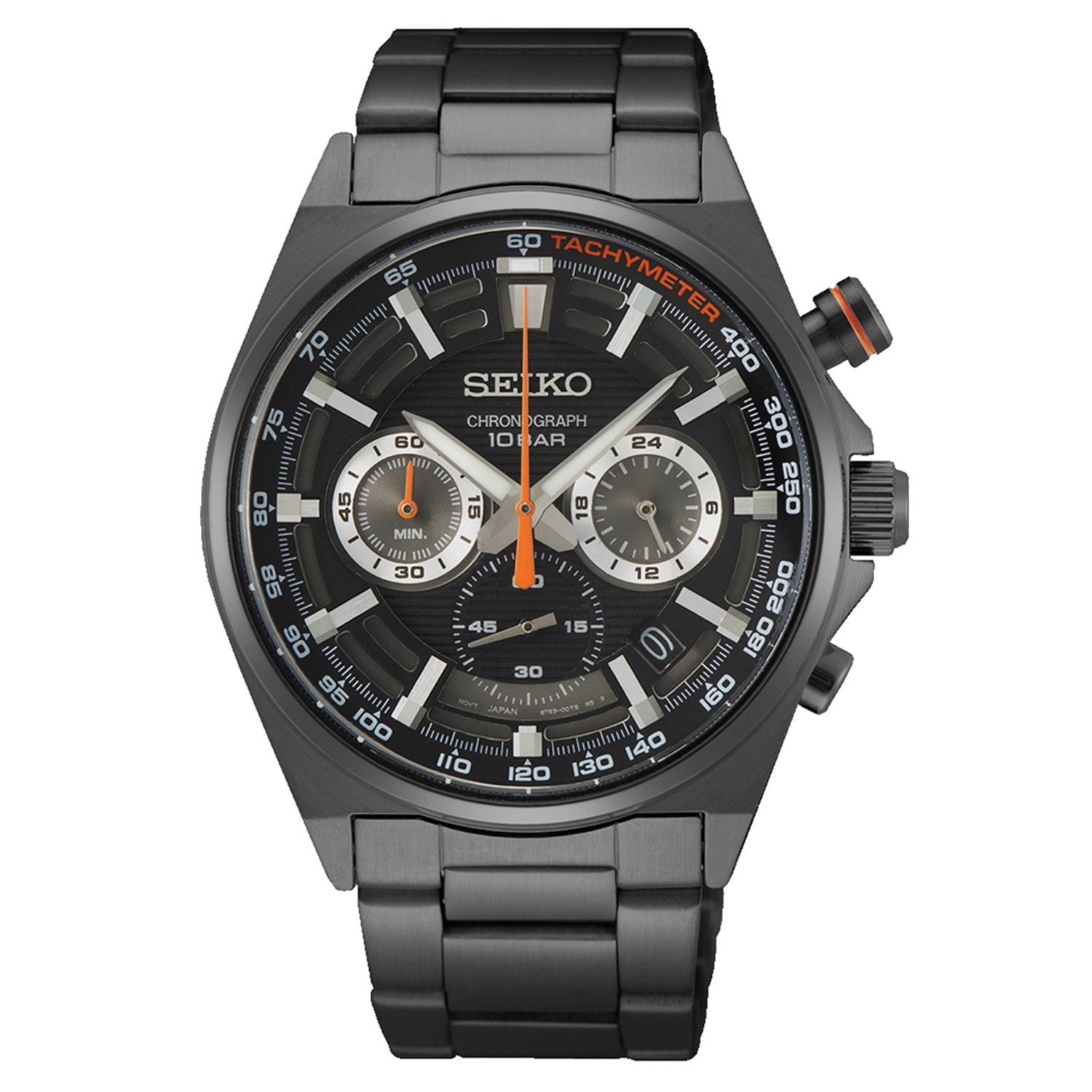 Seiko Men's Core Black Dial Watch