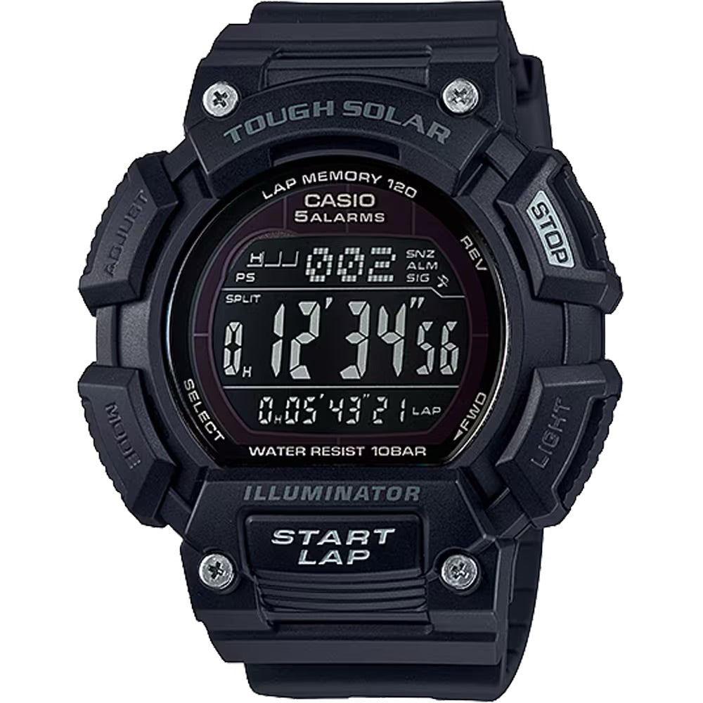 Casio Men's Running Watch with Black Dial - STL-S110H-1B2