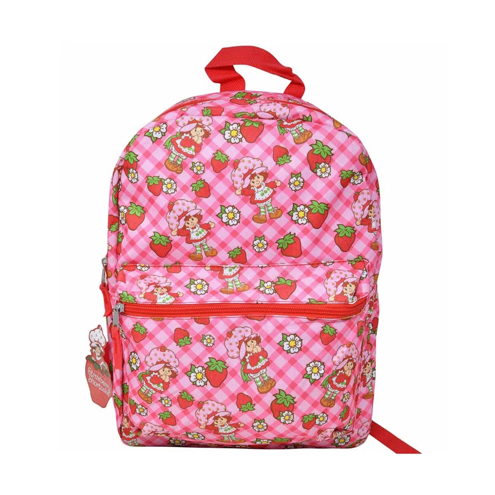 Strawberry Shortcake 16 Inch Pink Nylon School Backpack for Girls