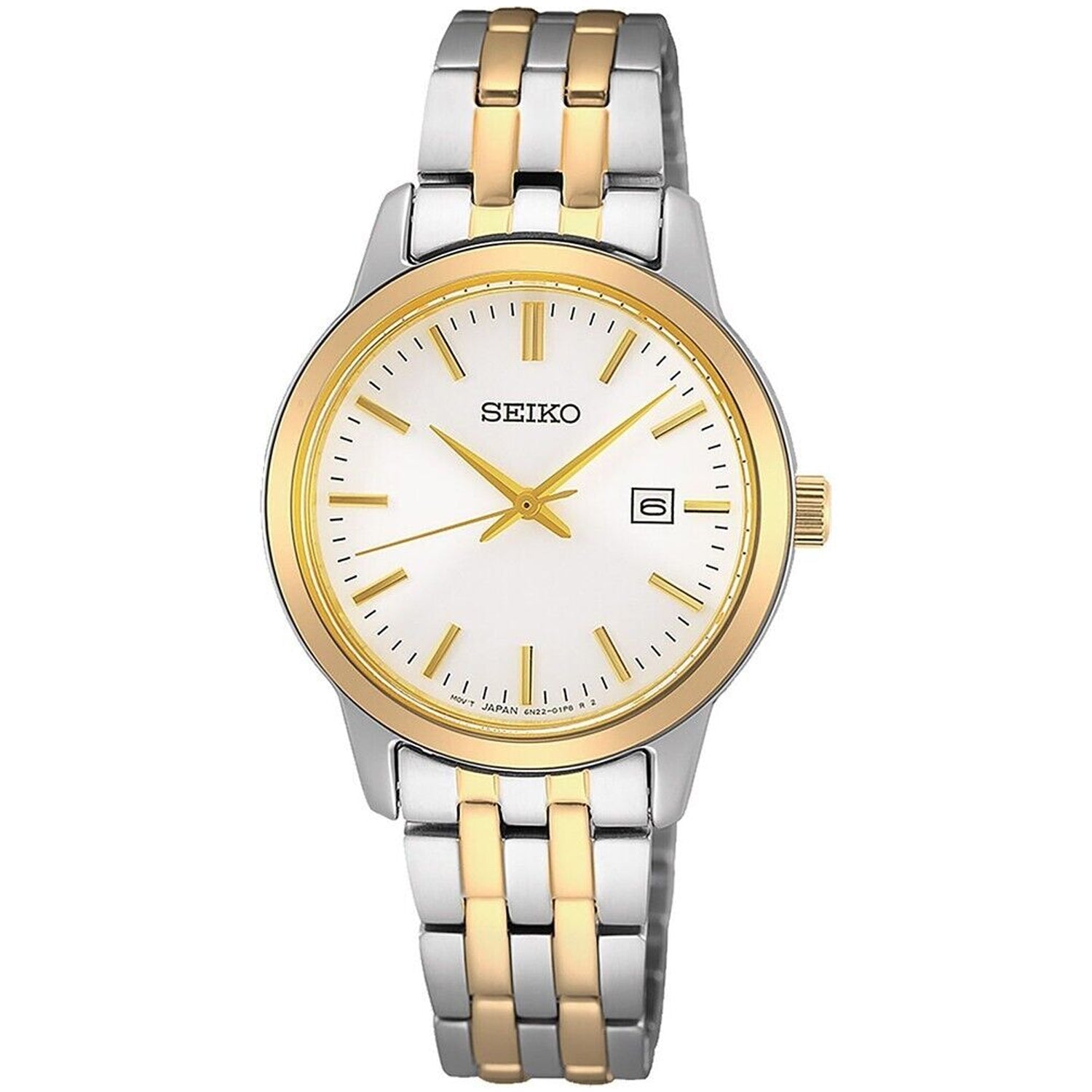 Seiko Women's Classic White Dial Watch - SUR410