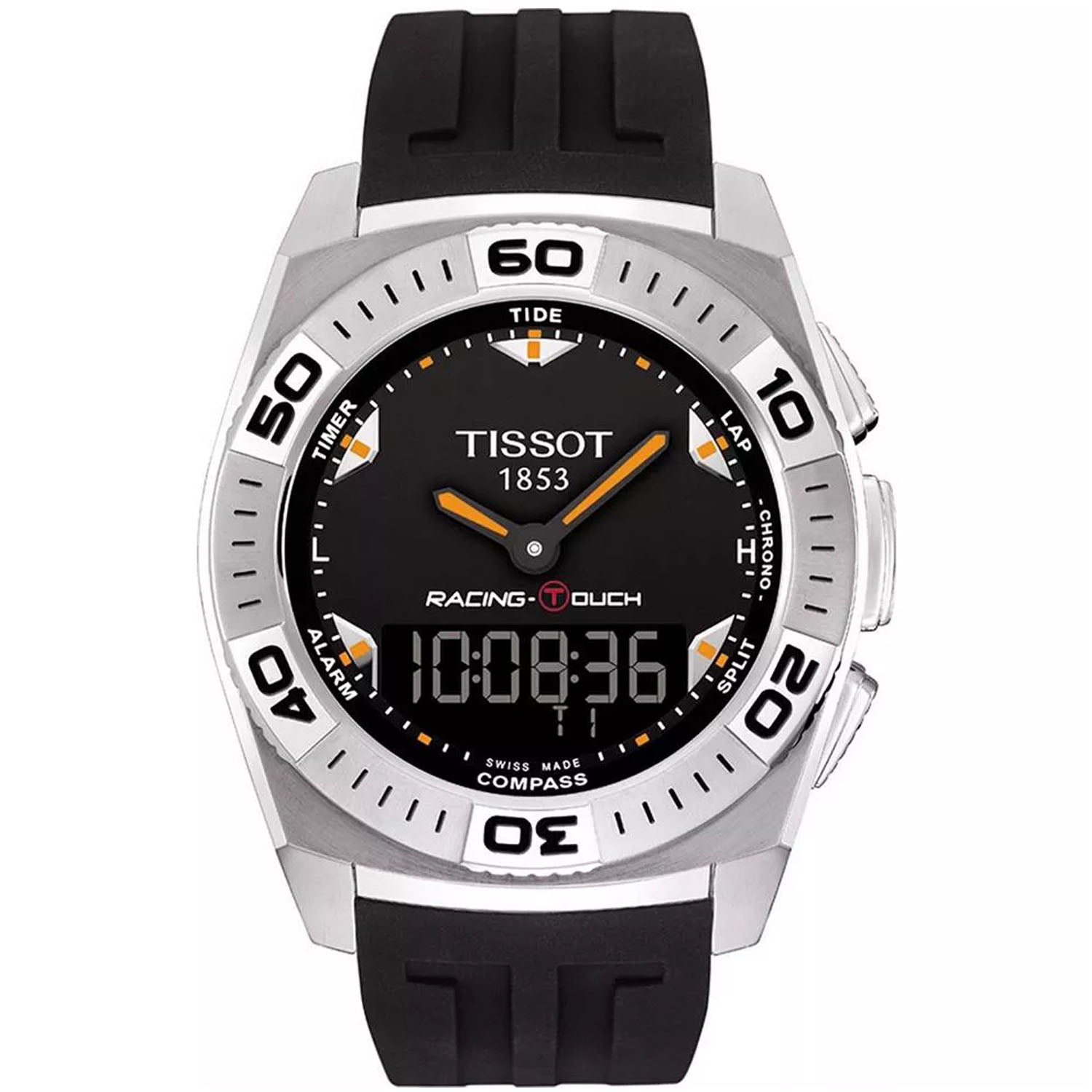 Tissot Men's Racing Touch Black Dial Watch - T0025201705102