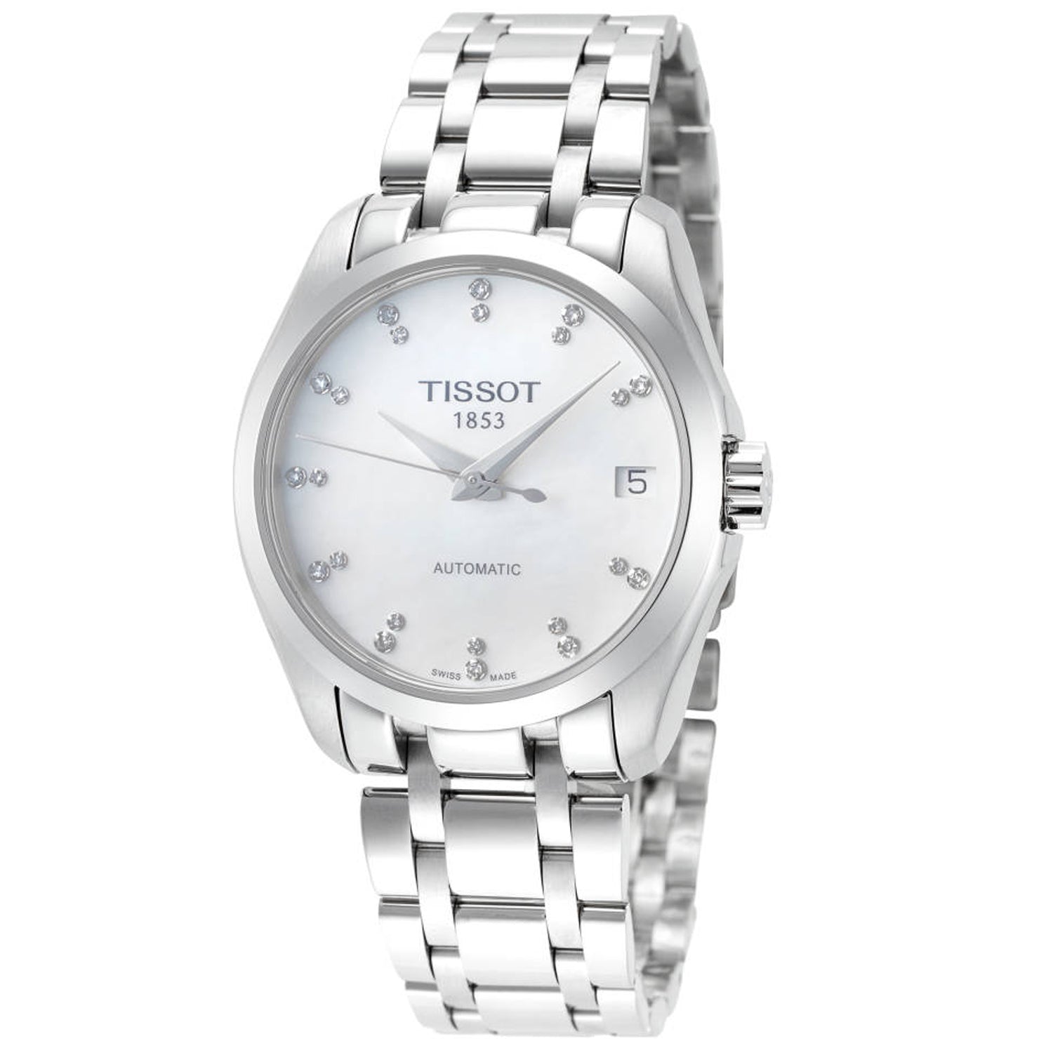 Tissot Women's T-Trend White mother of pearl Dial Watch - T0352071111600