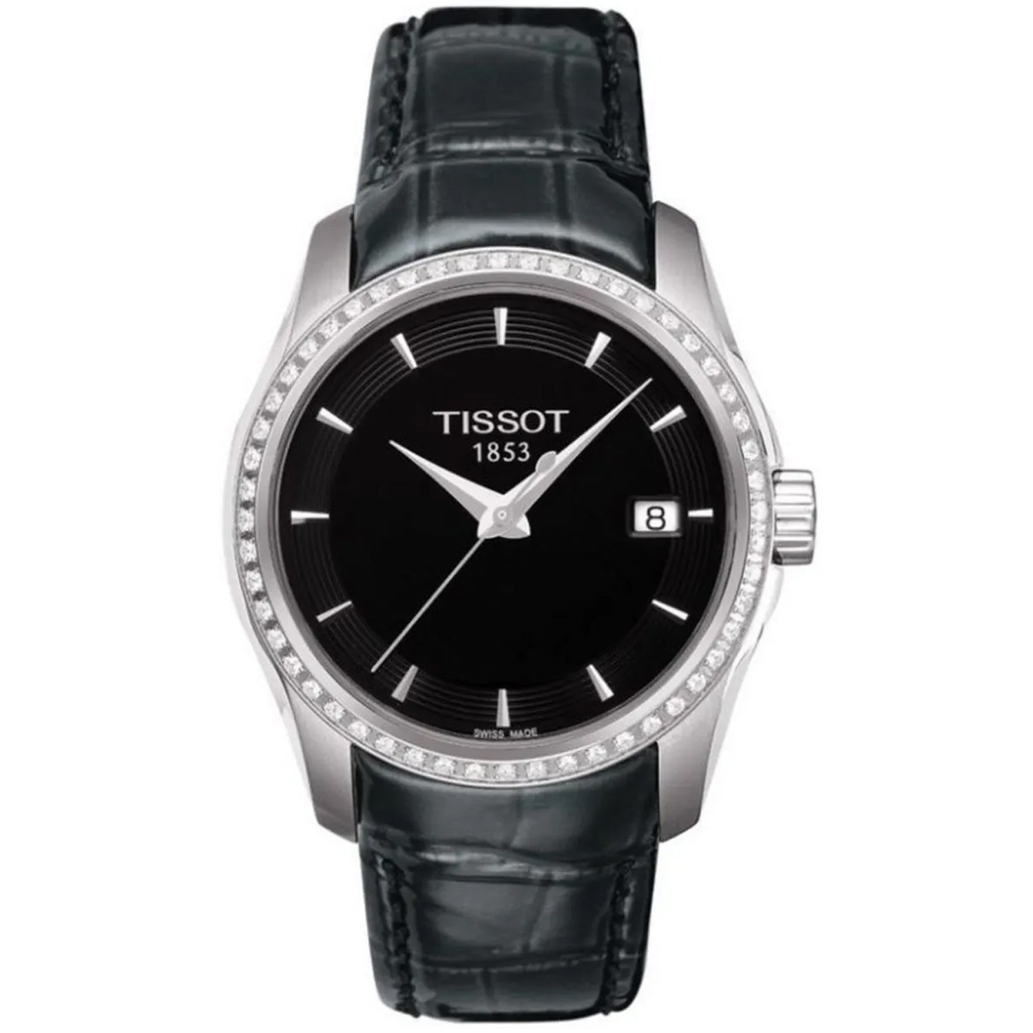 Tissot Women's Couturier Black Dial Watch - T0352106605100