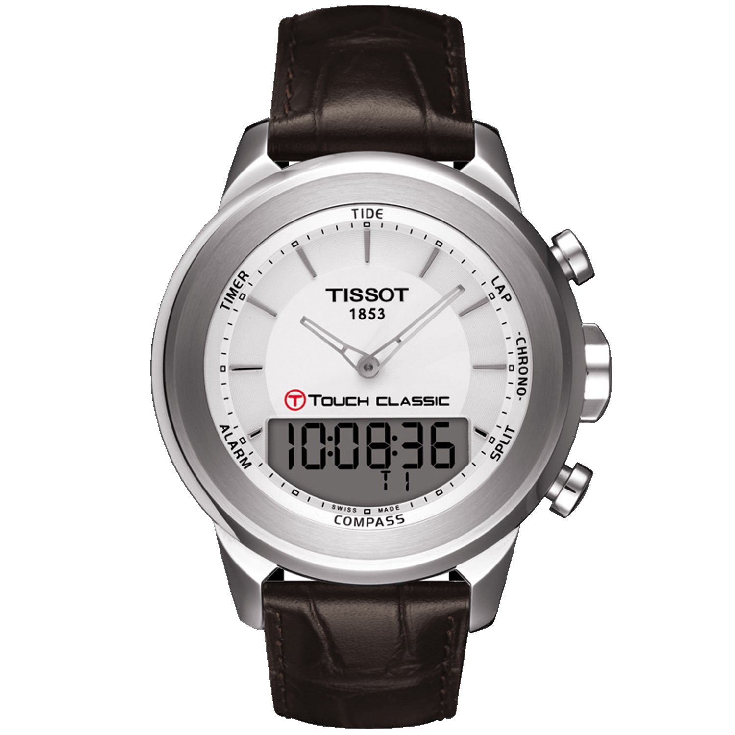 Tissot Men's T-Touch Classic Touch Silver Dial Watch - T0834201601100