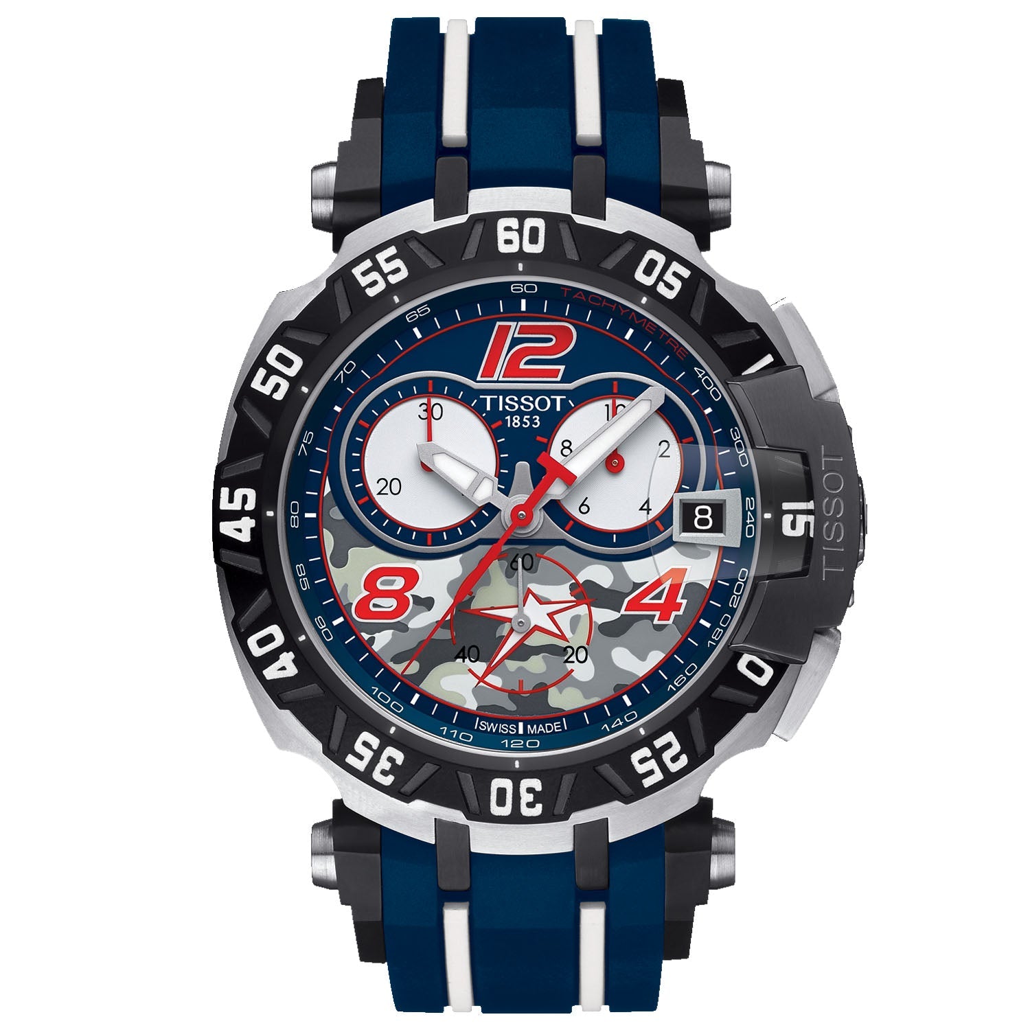 Tissot Men's T-Race Nicky Hayden Limited Edition Blue Dial Watch - T0924172705703